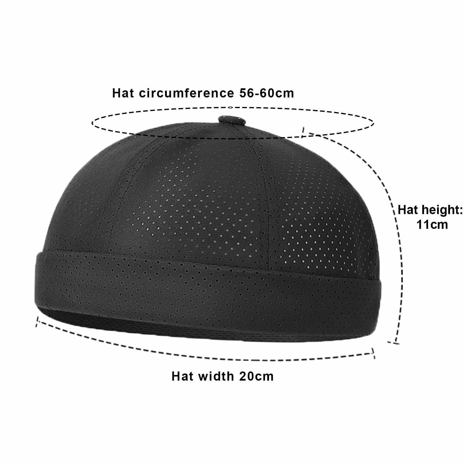 YAMEE Docker Cap męska czapka z siateczki, lekka, oddychająca, unisex, wodoodporna, miękka, regulowana, czapka beanie, na co dzień, stylowa czapka portowa