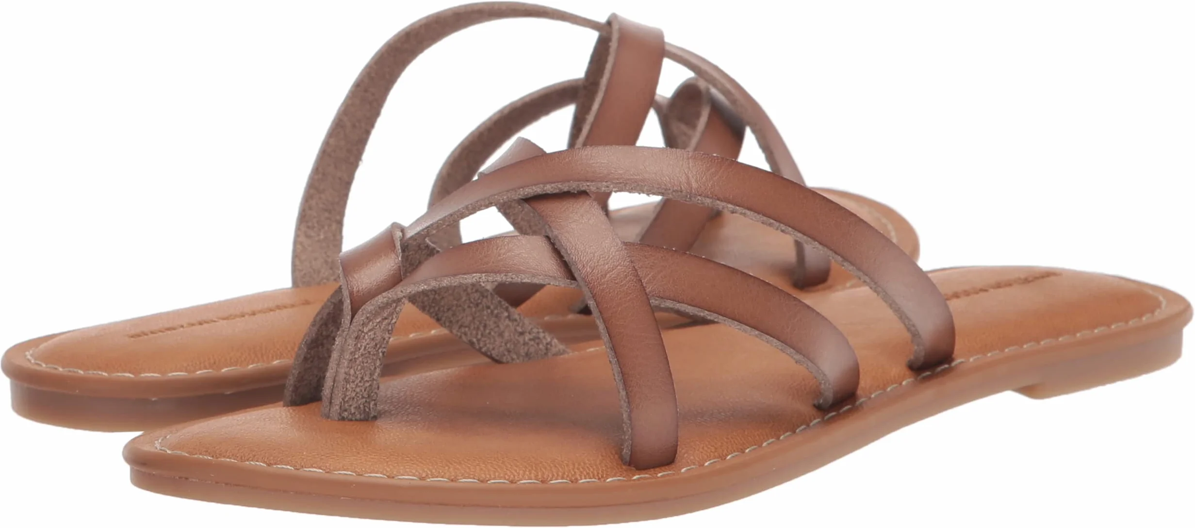 Amazon Essentials Kobiety Strappy Slide Flat SandalSandał
