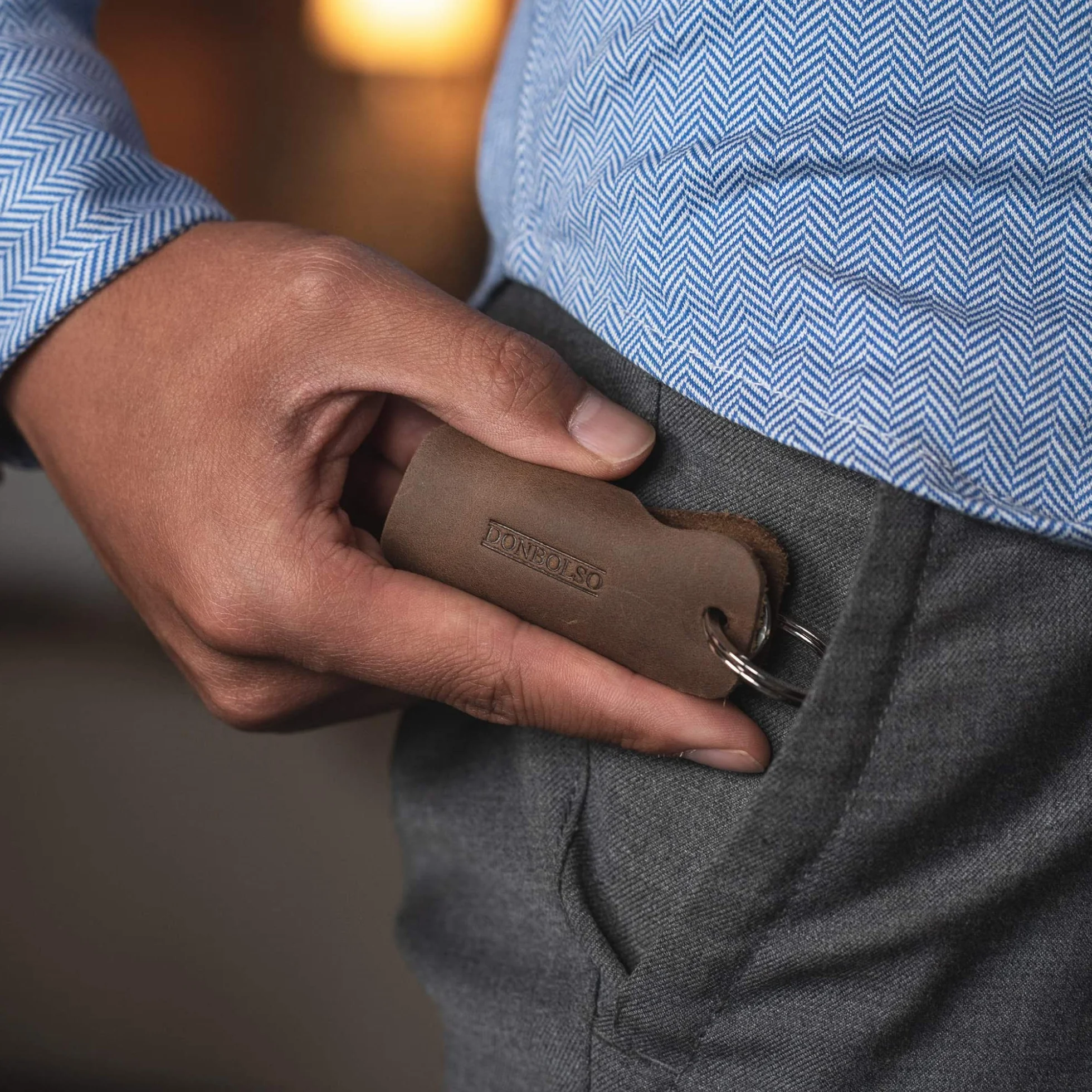 DONBOLSO® Colt I etui na klucze ze skóry na 1-6 kluczy dla kobiet i mężczyzn