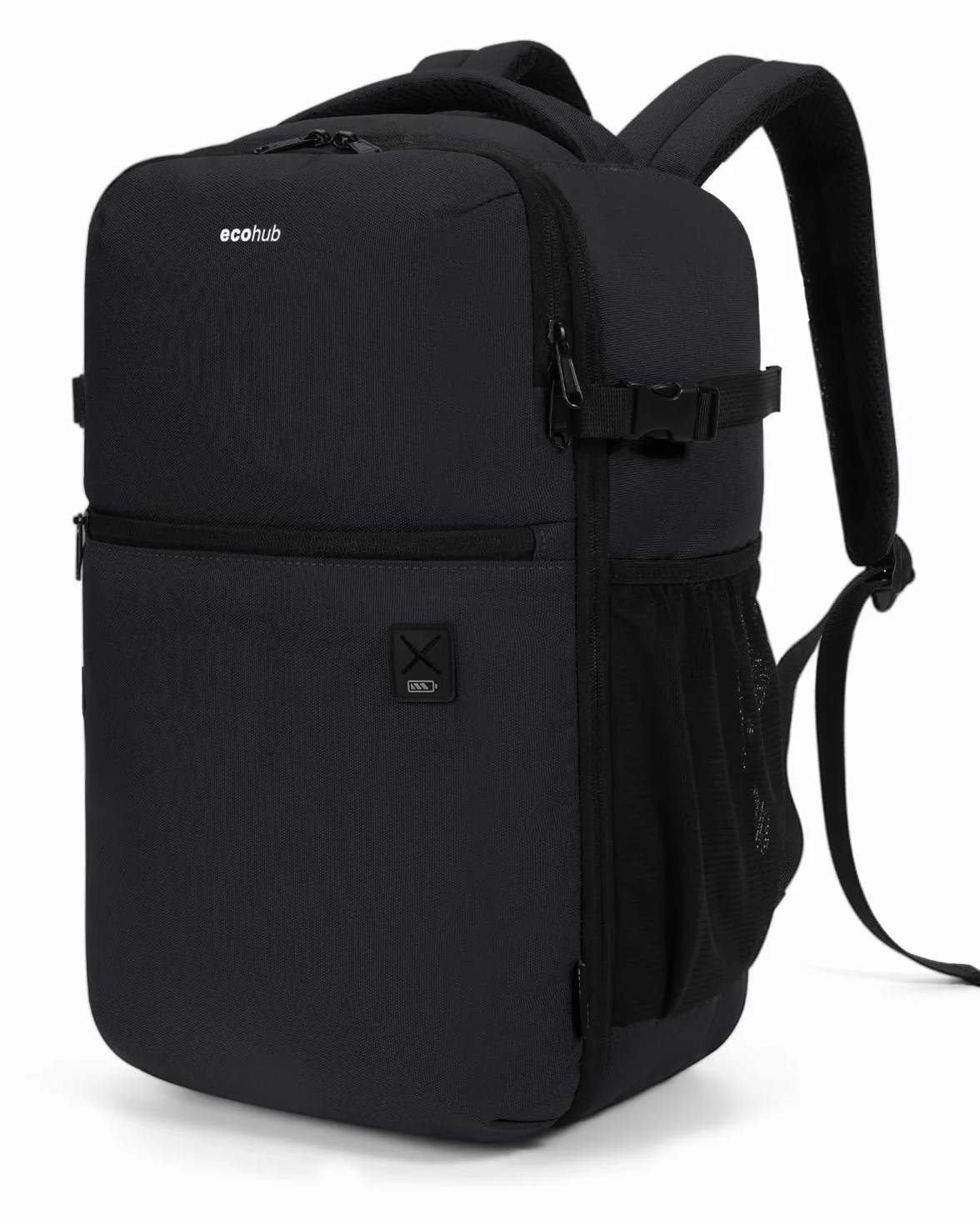 ECOHUB 20L Plecak Podróżny Ryanair 40x20x25, Recykling Torba Kabinowa, 14'' Laptop Bagaż Podręczny, Plecak Kabinowy z kieszeniem antykradzieżową, Odpychający wodę Plecak Podręczny