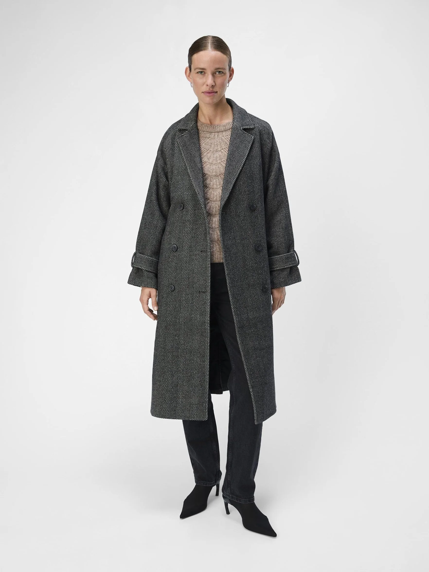 Object trencz Kobiety Objkeily L/S Coat Noos