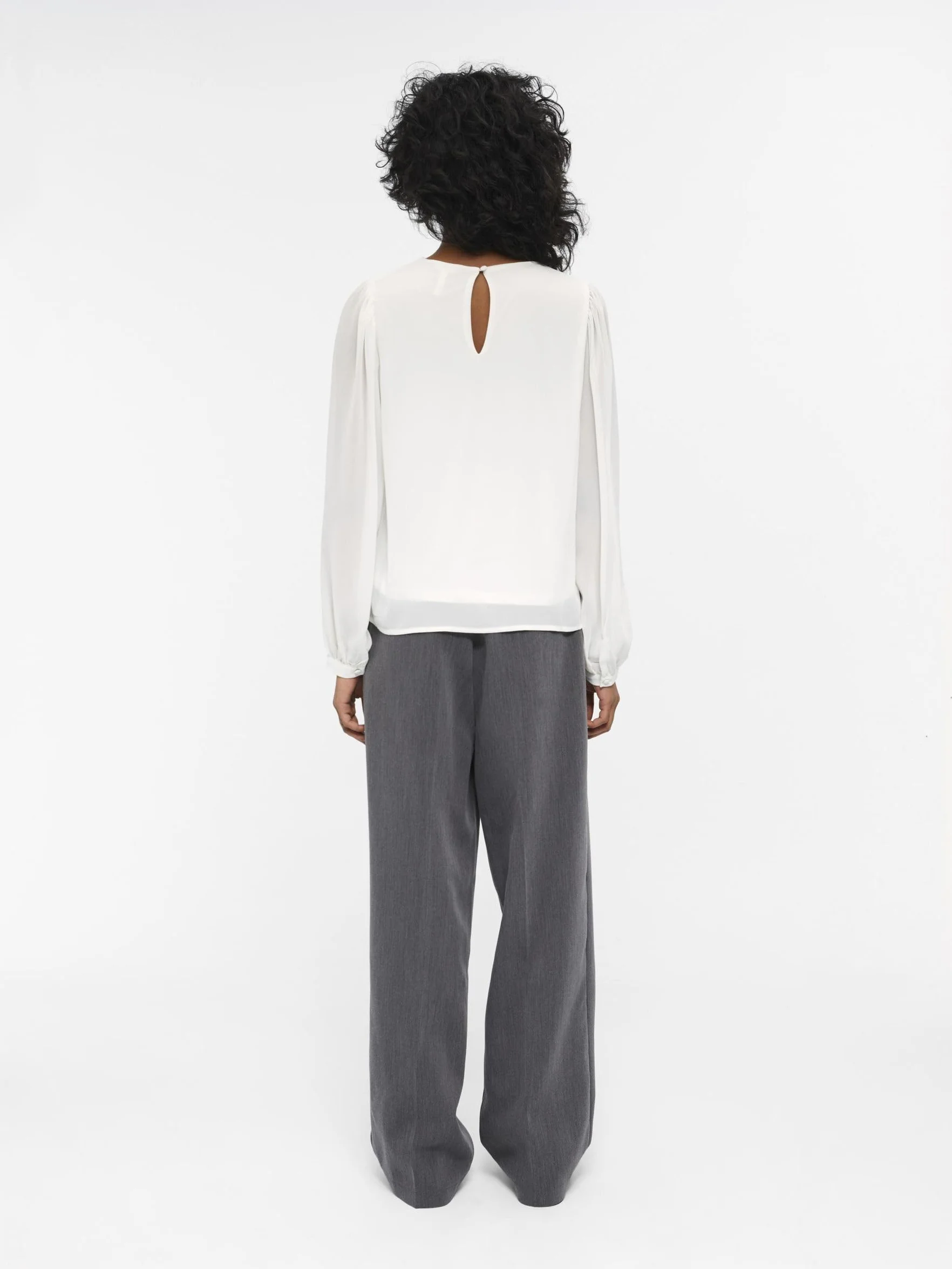 Object Bluzka Kobiety OBJMILA L/S TOP NOOS
