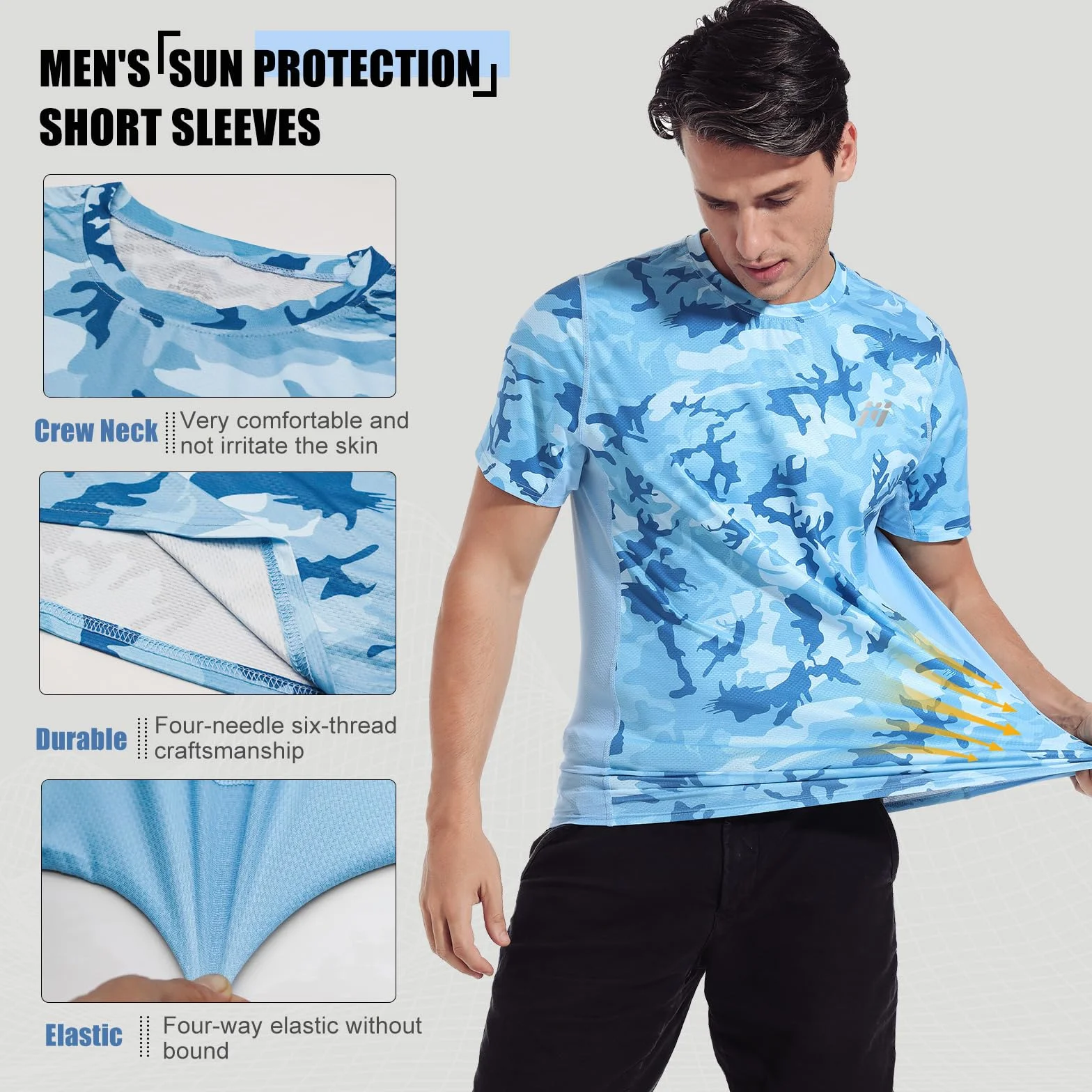 MEETWEE T-Shirt Mężczyźni Sports Shirt Men-UP9ST-1