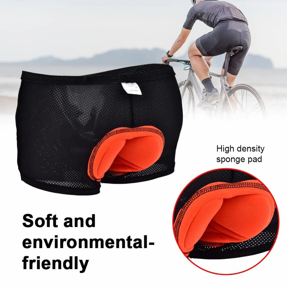 Męskie spodnie rowerowe 3D, wyściełane, żelowe spodnie rowerowe 3D, dla mężczyzn i kobiet, unisex, do jazdy na rowerze, spodnie, oddychające, szybkoschnące, do użytku na zewnątrz - M, L, XL, XXL, XXXL