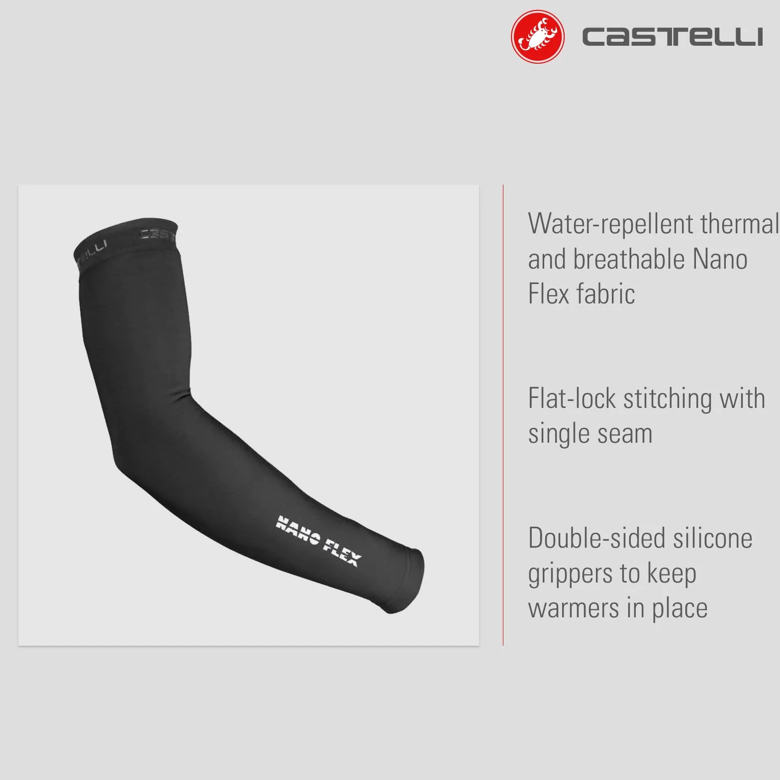 castelli Ocieplacz na nogę Men's Nano Flex 3G Warmers, czarny, XL