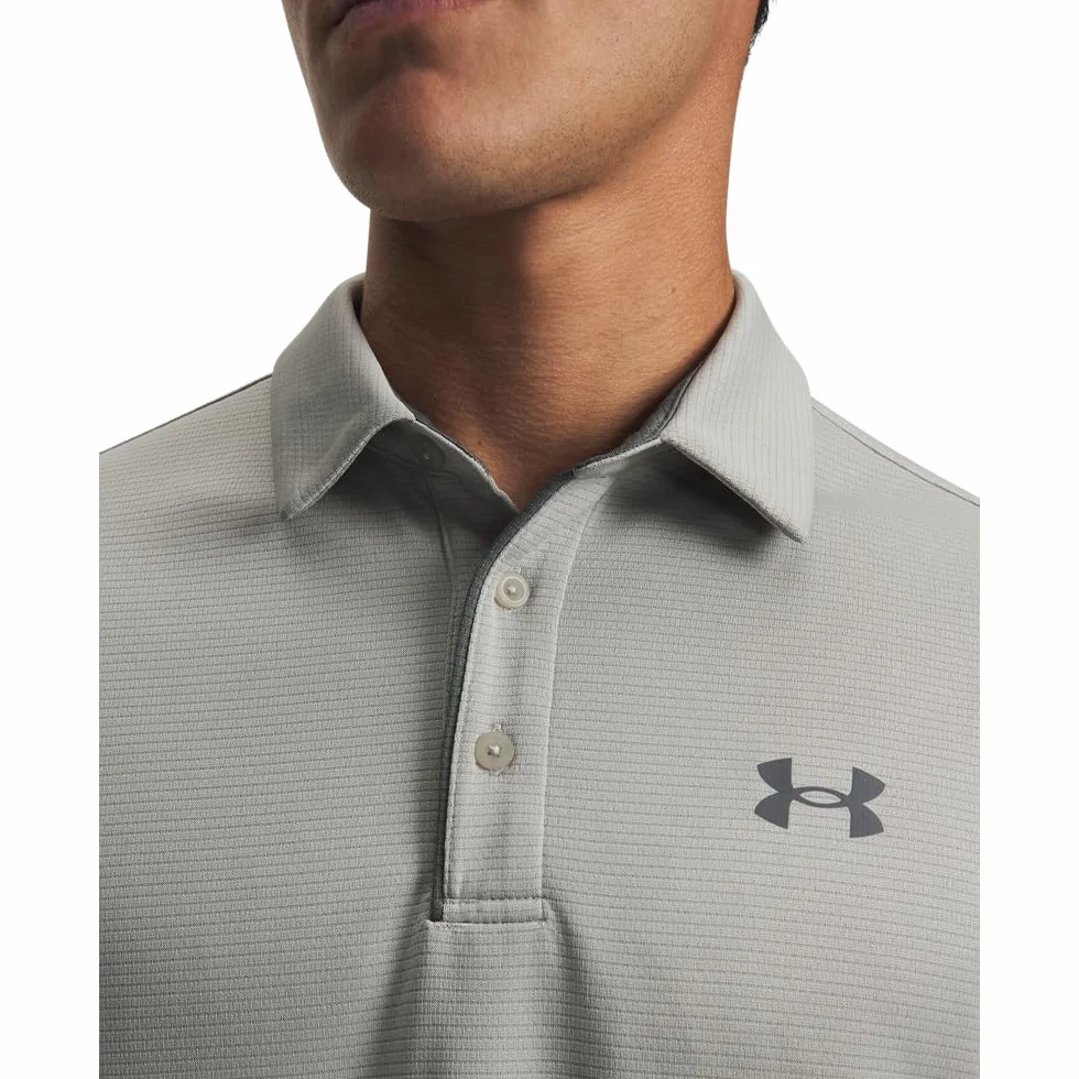 Under Armour Tech Polo - Titanium / / Pitch Gray - LG