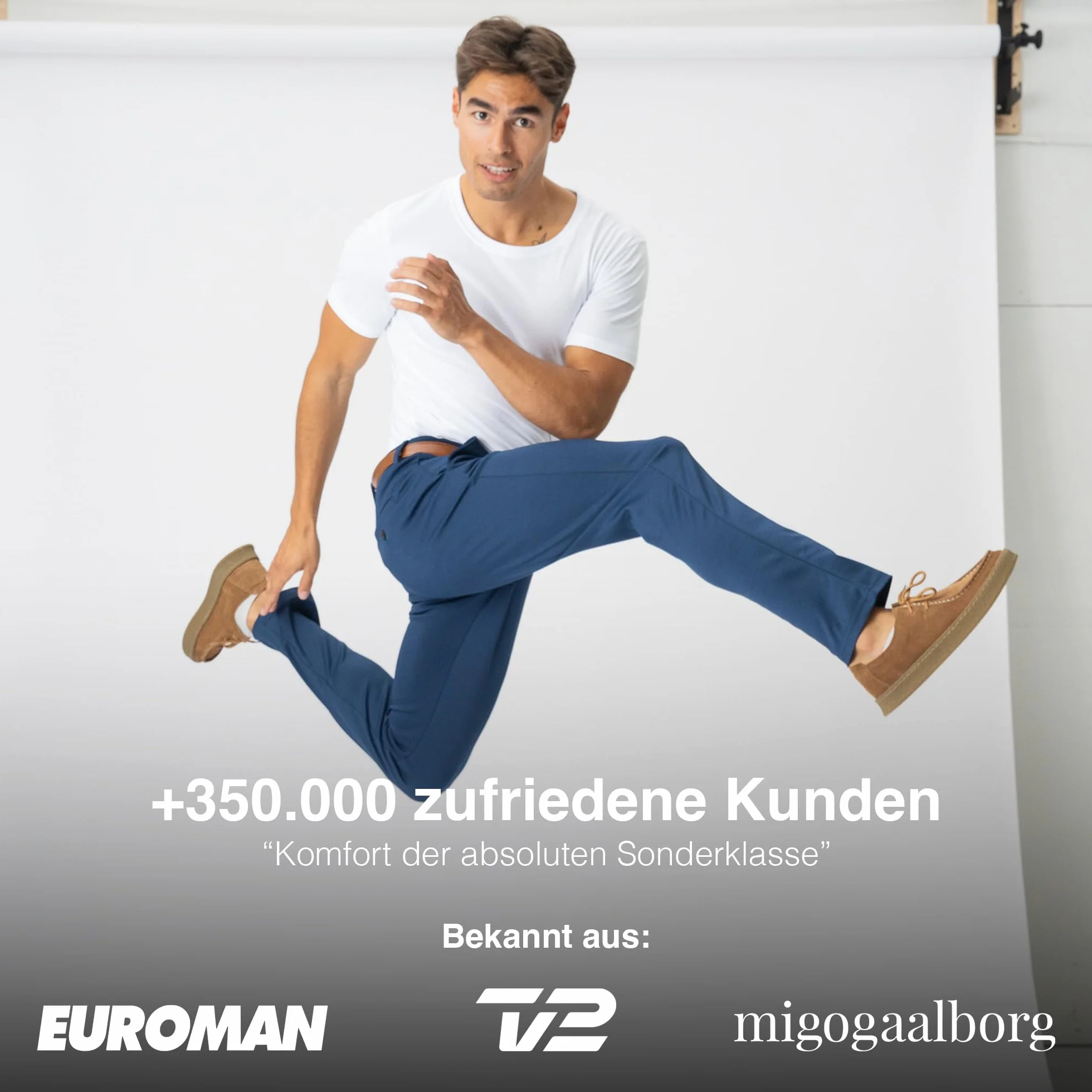 Performance Pants Męskie - stylowe spodnie męskie slim fit ze stretchem - wygodne praktyczne spodnie męskie do biznesu i w czasie wolnym - wygodne spodnie materiałowe męskie