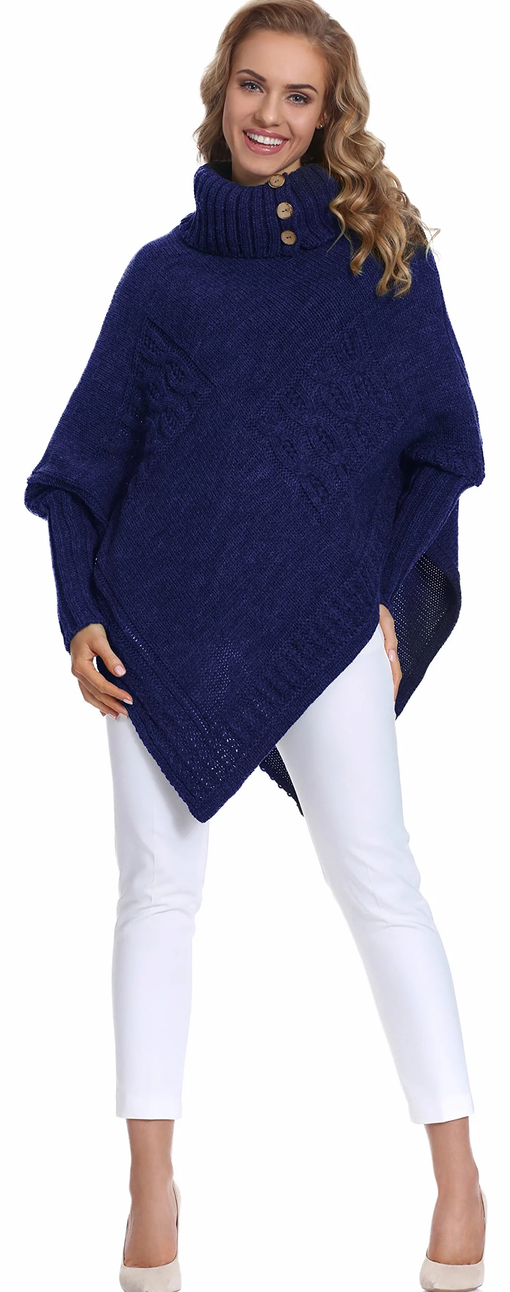 Merry Style Damskie Poncho M83N4