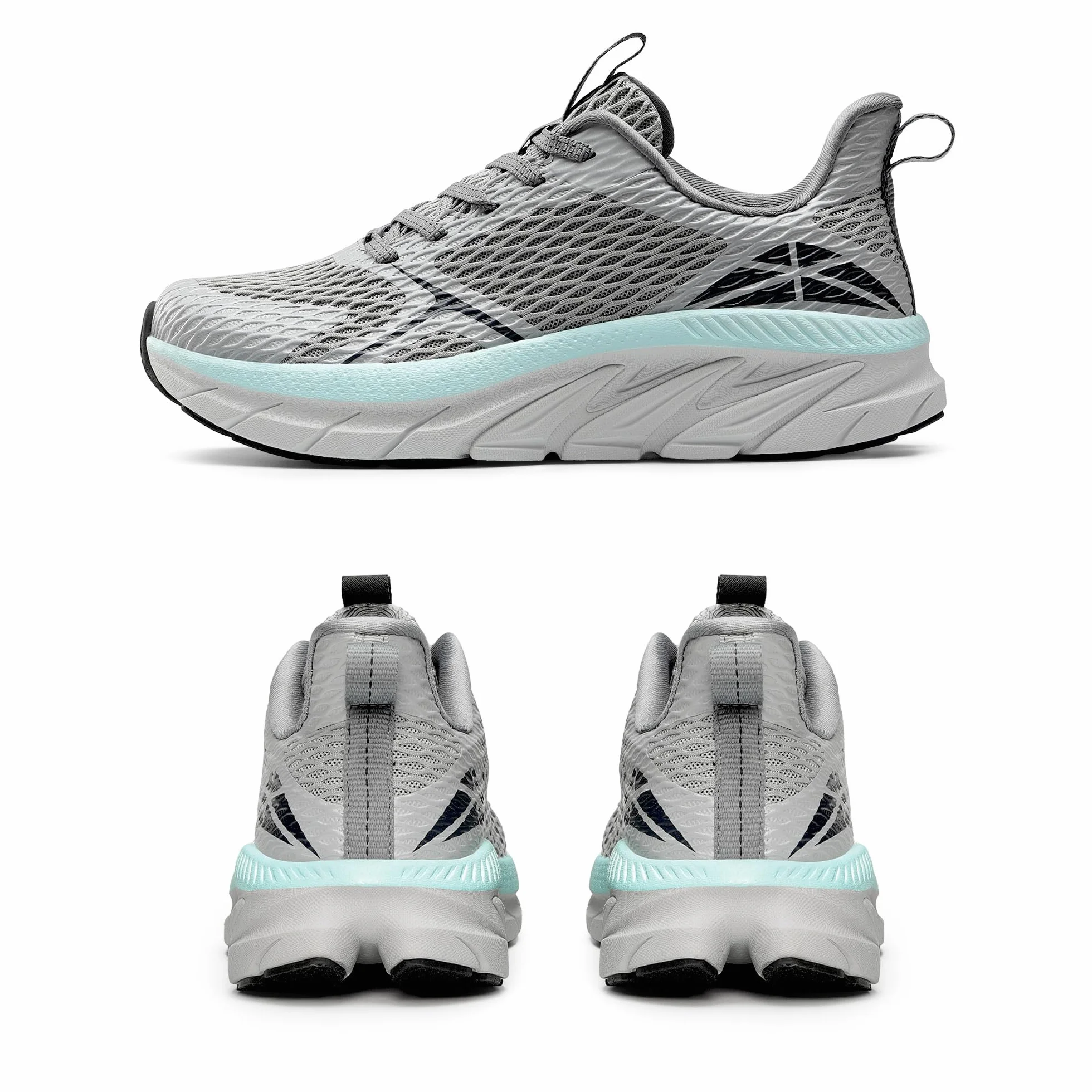ALLSWIFIT Damskie buty do chodzenia, wygodne, aktywne, do biegania, tenisa, lekkoatletyki, na siłownię, do treningu crossowego, trampki