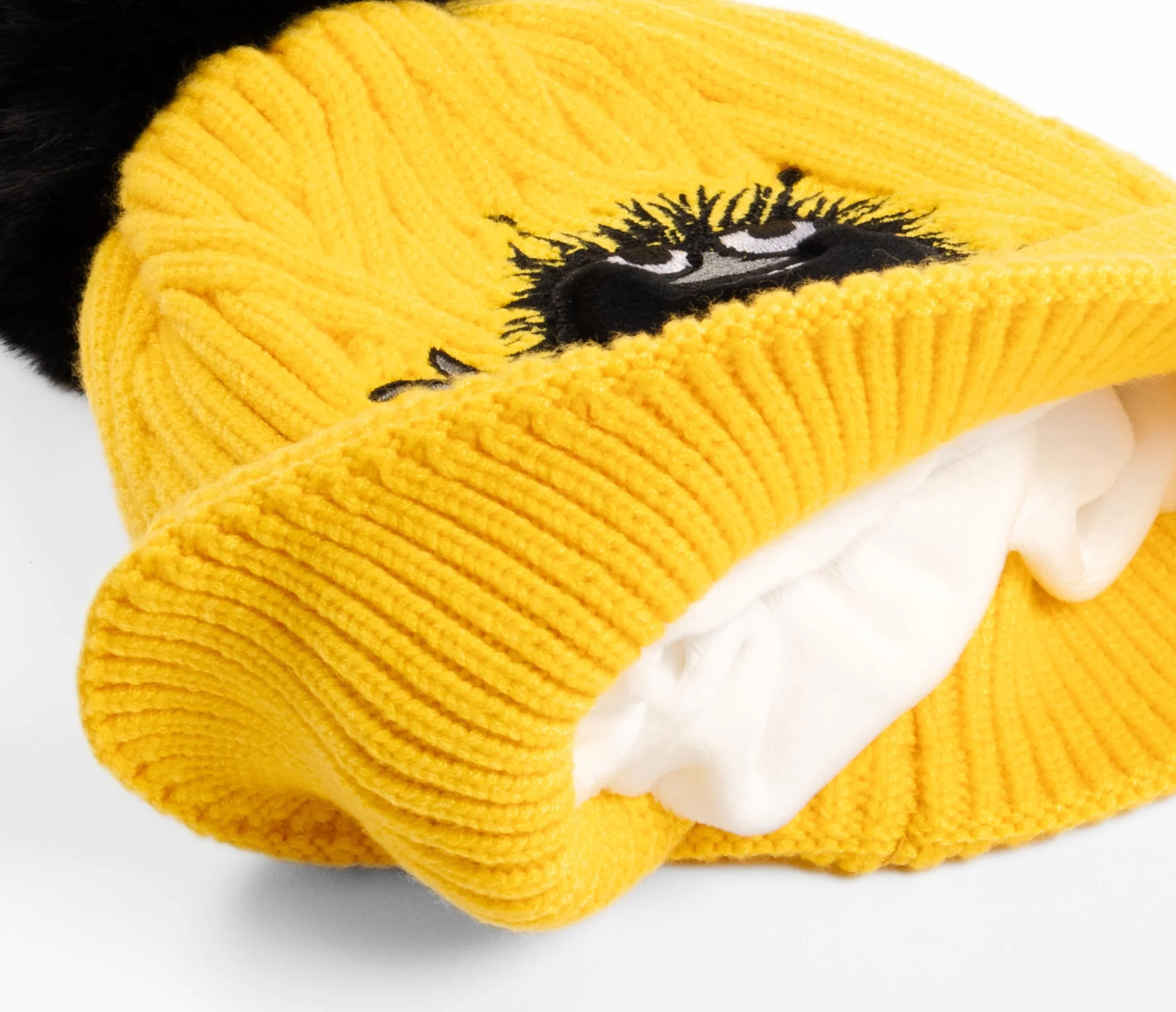 Nordicbuddies Stinky Kids Moomin Winter Beanie, Czapka z daszkiem, Żółty