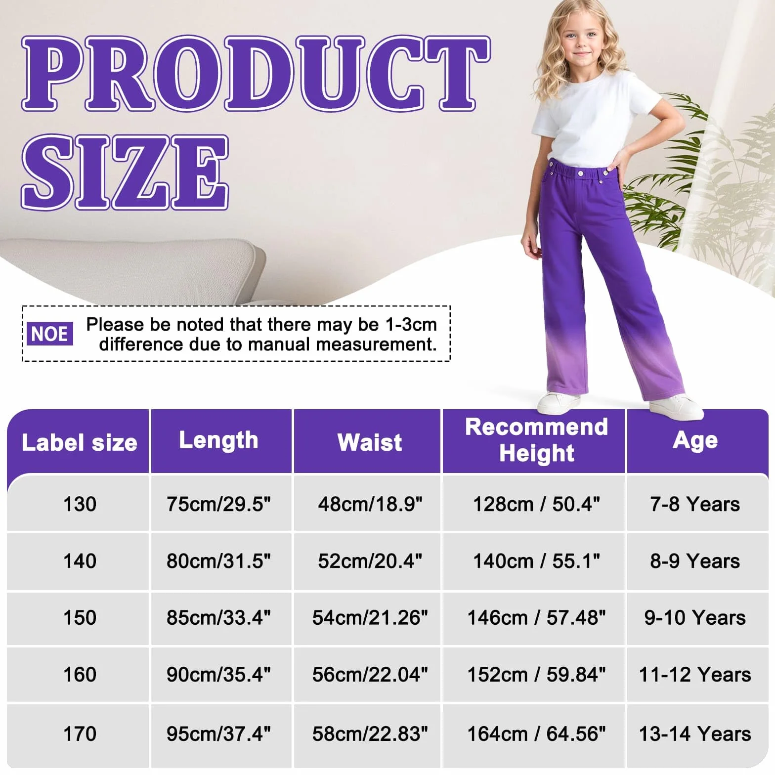 Dżinsy dla dziewczynek szerokie nogawki dżinsy baggy luźne spodnie z elastyczną talią długie rozciągliwe szerokie dżinsy jeansowe z kieszeniami moda na co dzień spodnie dla dzieci 7-14 lat