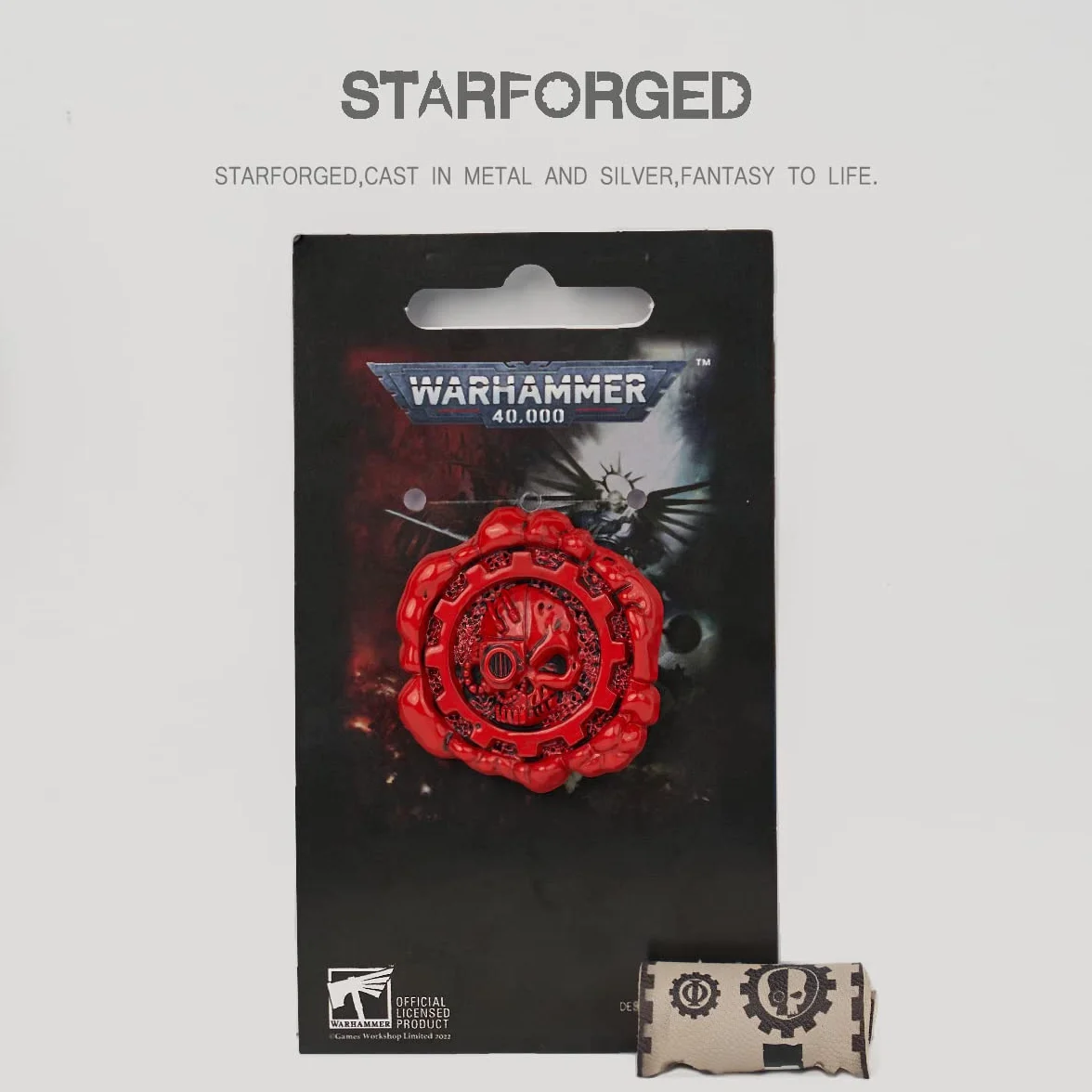 Starforged Cog Mechannicus Adeptus Mechanicus Purity Seals Starforged Warhammer 40K, metal, Metal