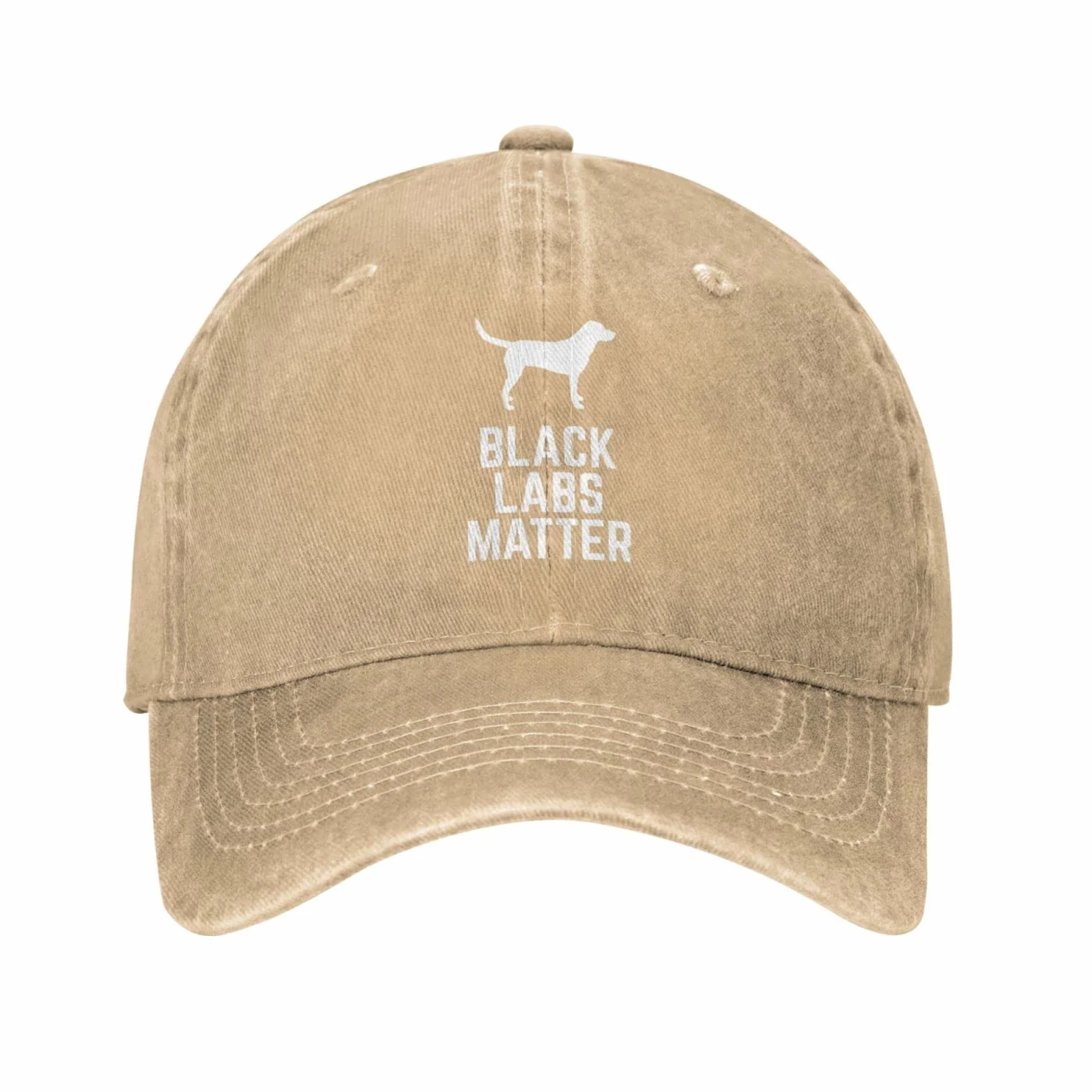 Labrador Black Labs Matter Cowboy Baseball Hat Mężczyźni Kobiety Klasyczna Regulowana Zewnętrzna Czapka Z Daszkiem Czarna, Brązowy