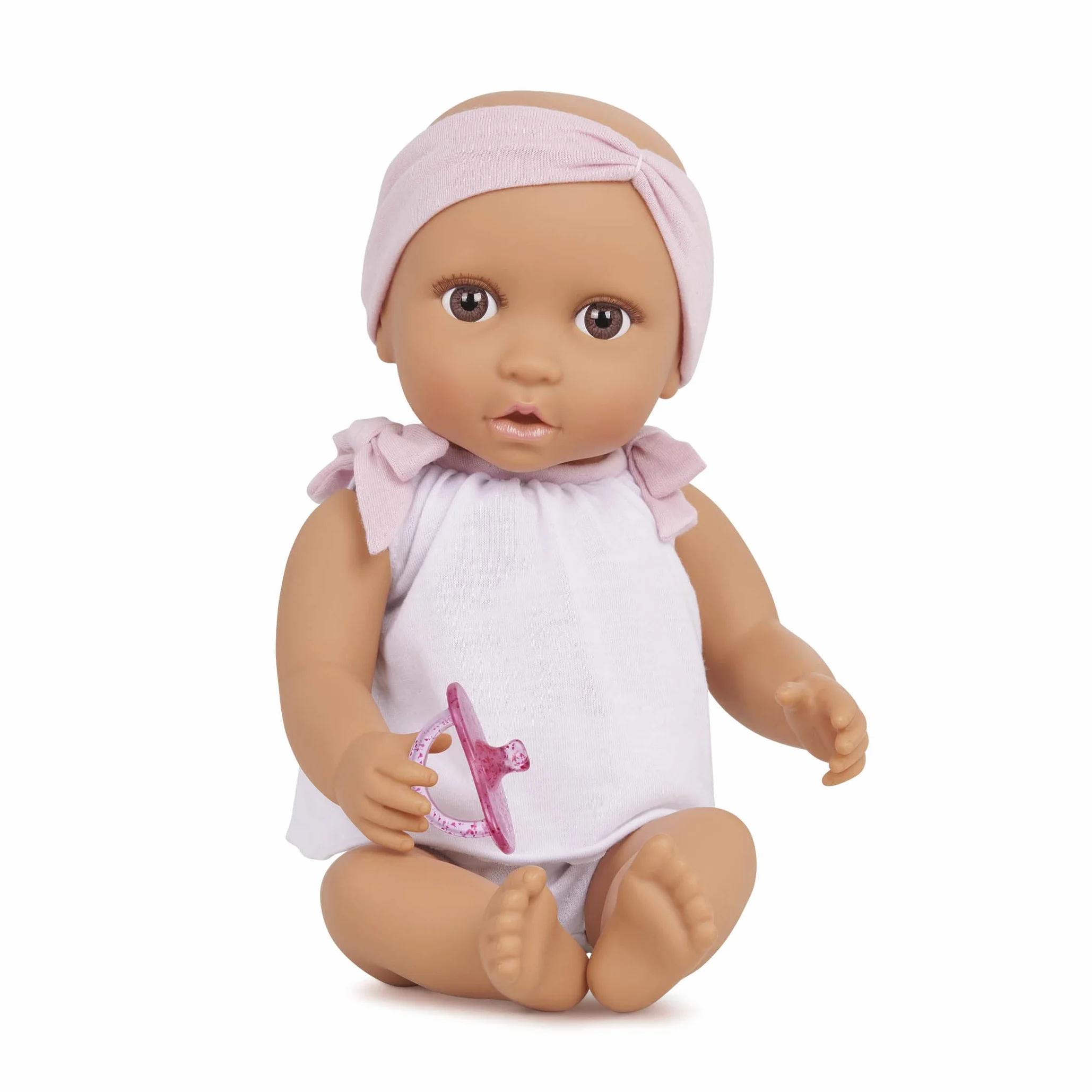 Babi Moda 14" Baby Doll W/2 szt. Body Suit & Pink Headband, BAB7225Z, Medium