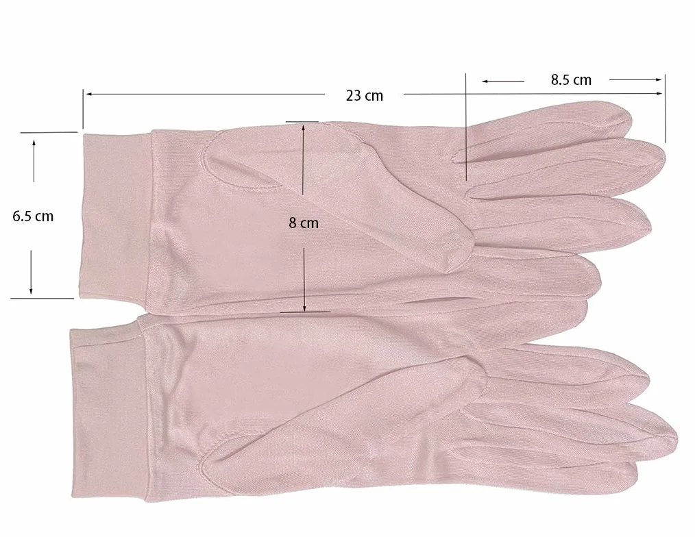 Rękawiczki termiczne z 100% jedwabiu Mulberry na narciarstwo, rower, jazdę na rowerze, Czarny, M
