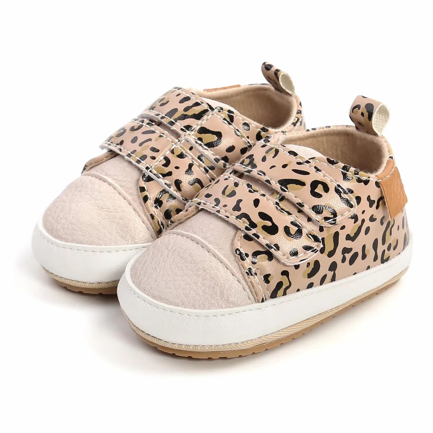 Buty dla chłopców i dziewczynek, antypoślizgowa gumowa podeszwa, wysokie trampki ze skóry PU, buty do pierwszego chodzenia, buty do łóżeczka dziecięcego, dla noworodka, mokasyny, płaskie buty