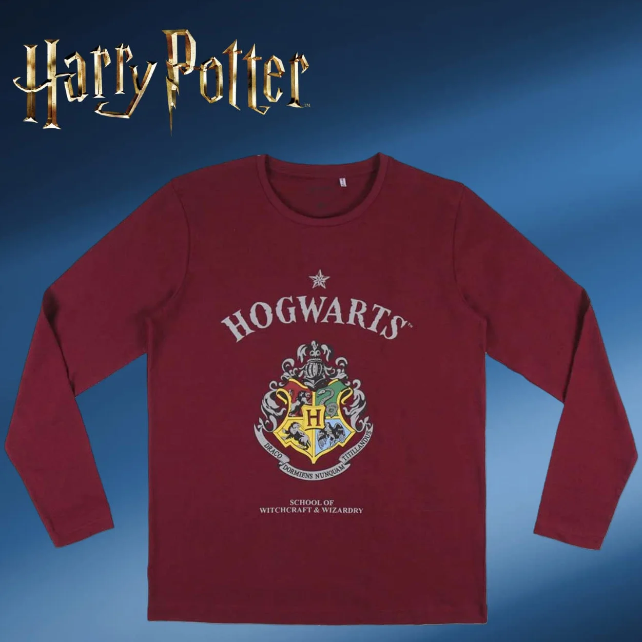 Harry Potter Piżama dla dziewczynek, piżama w Hogwarcie, dopasowany zestaw piżam rodzinnych, prezent dla dzieci i młodzieży | Rozmiar 6 lat - dziewczynka, Dziewczyna, 6 lat
