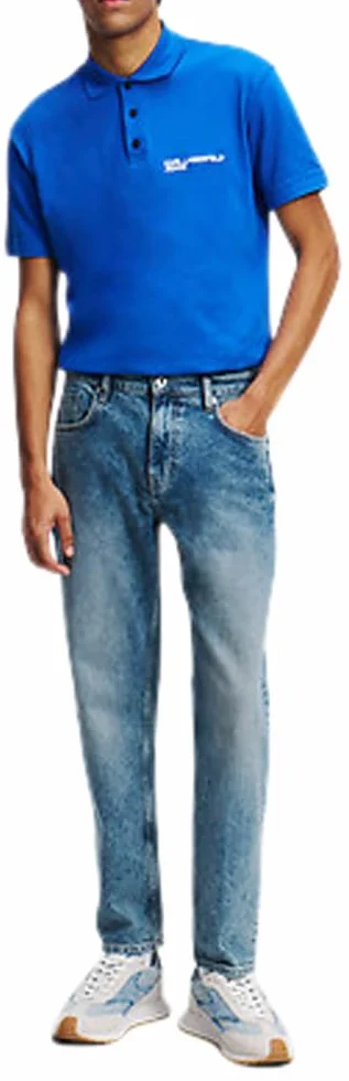 Jeansy Karl Lagerfeld, Męskie, Zwężane Denim, Zwężana Nogawka