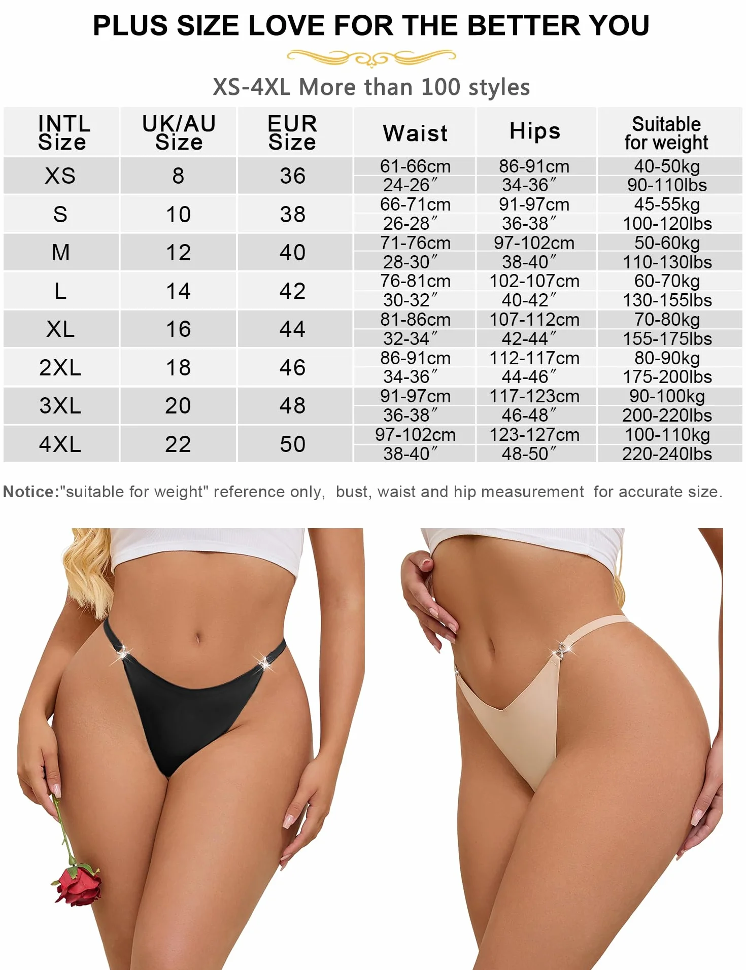 comeondear Seamless stringi damskie seksowne stringi ze strasem dla kobiet, bezszwowa bielizna, duże rozmiary, brazylijskie majtki, niewidoczne majtki, niski stan, stringi z tyłu, bielizna damska, bez