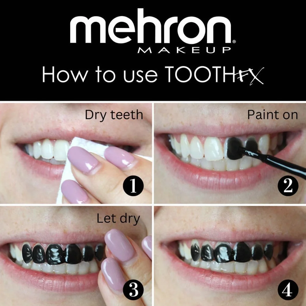 Mehron Tooth FX Make-up Blood Red (4 ml)