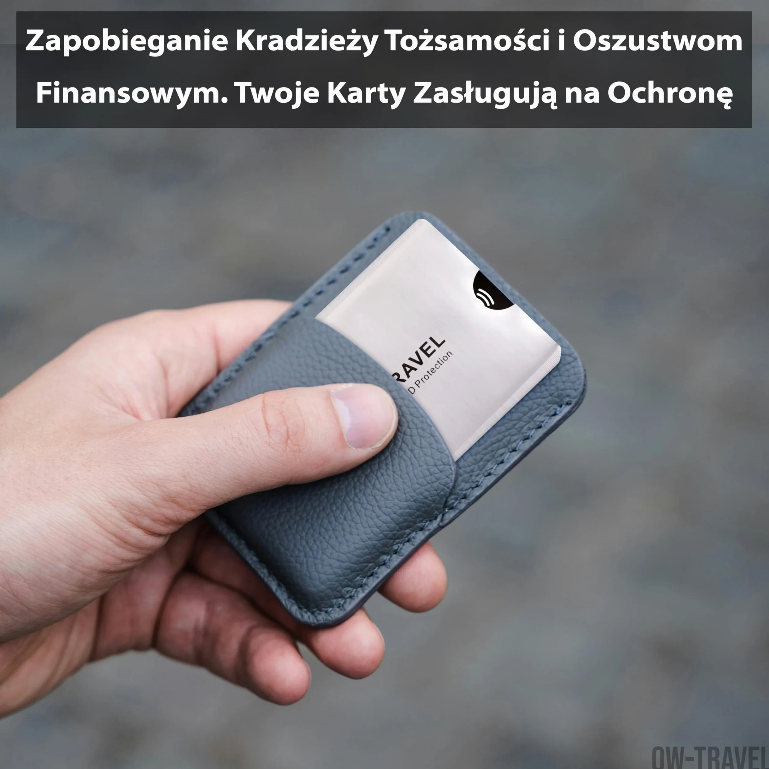 OW-Travel Etui na Karty RFID (10 Sztuk) I Etui na Paszportu (4 Sztuk) Ochrona Kart Zbliżeniowych. Blokada Karty RFID i Ochrona. Kartę Blokada Paszportu Bezpieczeństwa