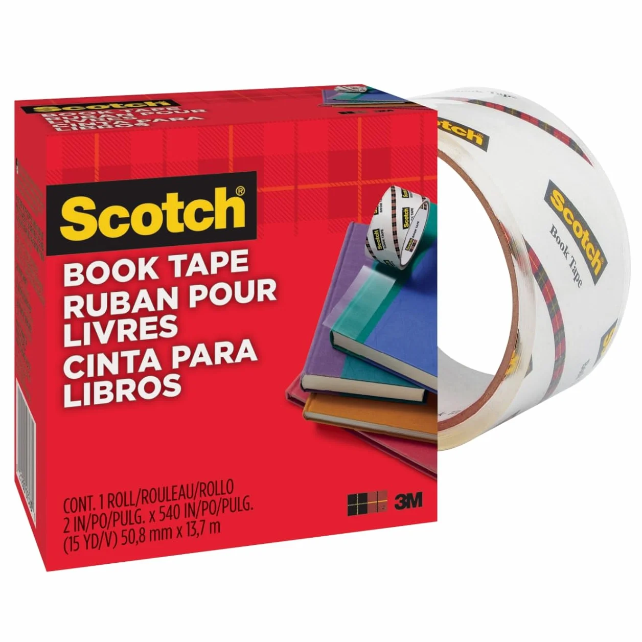 Scotch Book Tape Boxed-2"X15yd