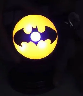 Batman DC Comics Batman Bat Signal projektor świetlny, lampa projekcyjna, plastik, czarny