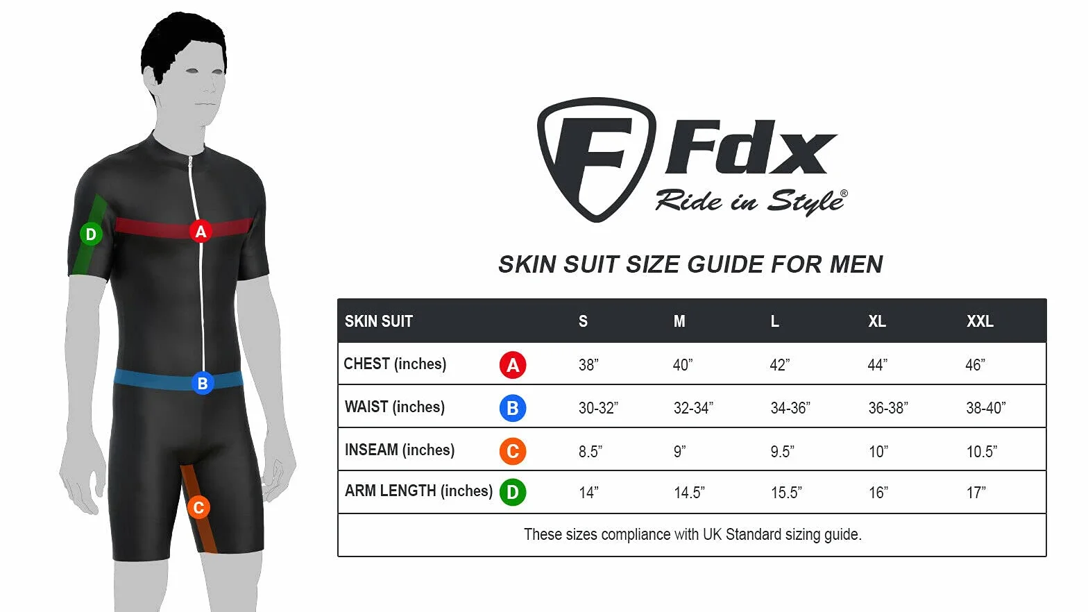 FDX Męski kombinezon rowerowy – wyściełany 3D, oddychający, szybkoschnący strój triathlonowy, jednoczęściowy kombinezon z krótkim rękawem, do treningu rowerowego, odzieży rowerowej