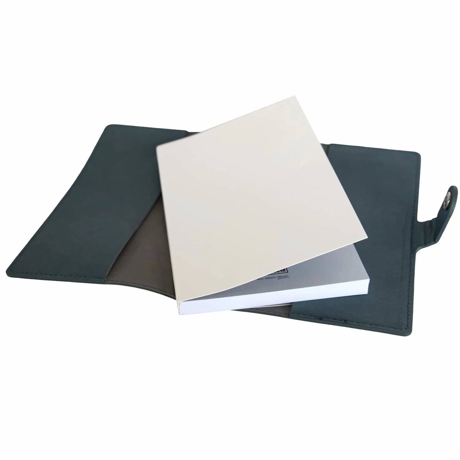 Idena 12247 - Zeszyt w kratkę, 160 stron, 100 g/m², ze wstążką, uzupełnianie stron wewnętrznych