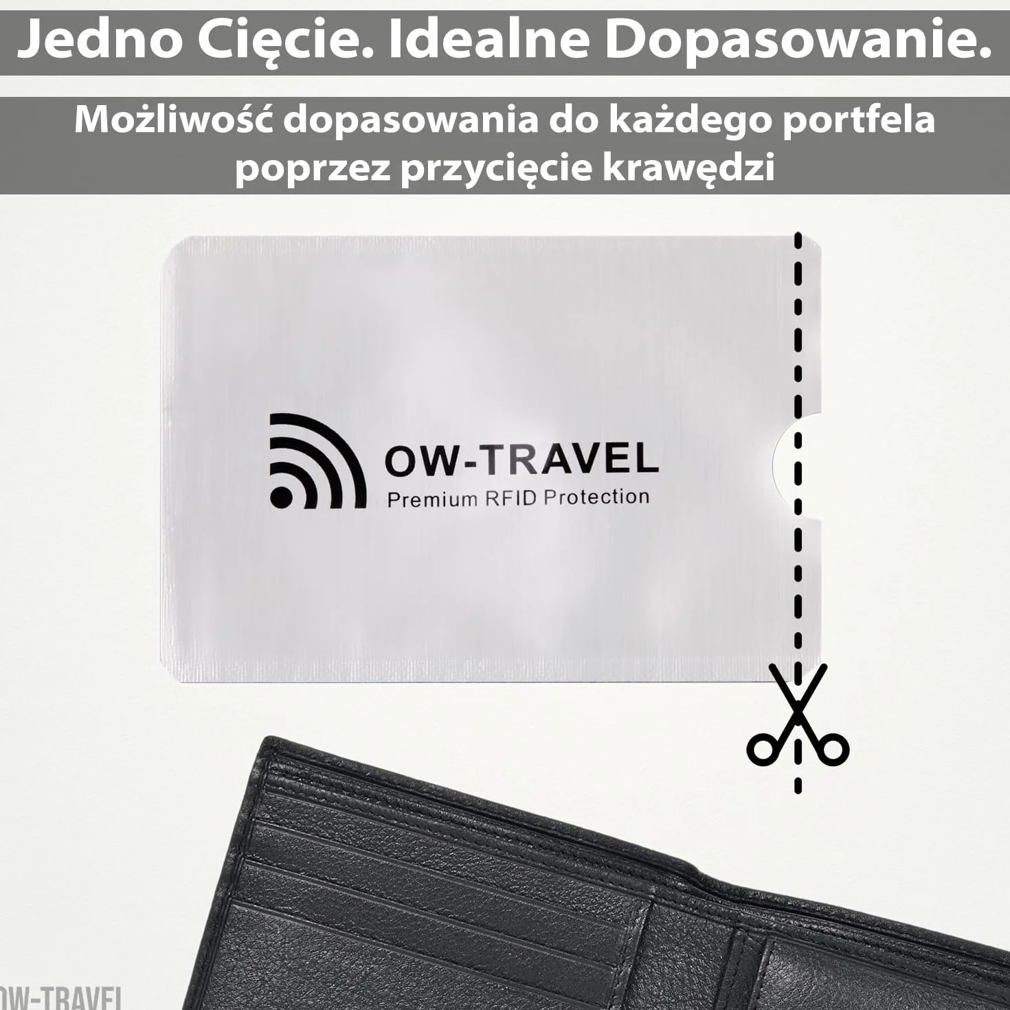OW-Travel Etui na Karty RFID (10 Sztuk) I Etui na Paszportu (4 Sztuk) Ochrona Kart Zbliżeniowych. Blokada Karty RFID i Ochrona. Kartę Blokada Paszportu Bezpieczeństwa