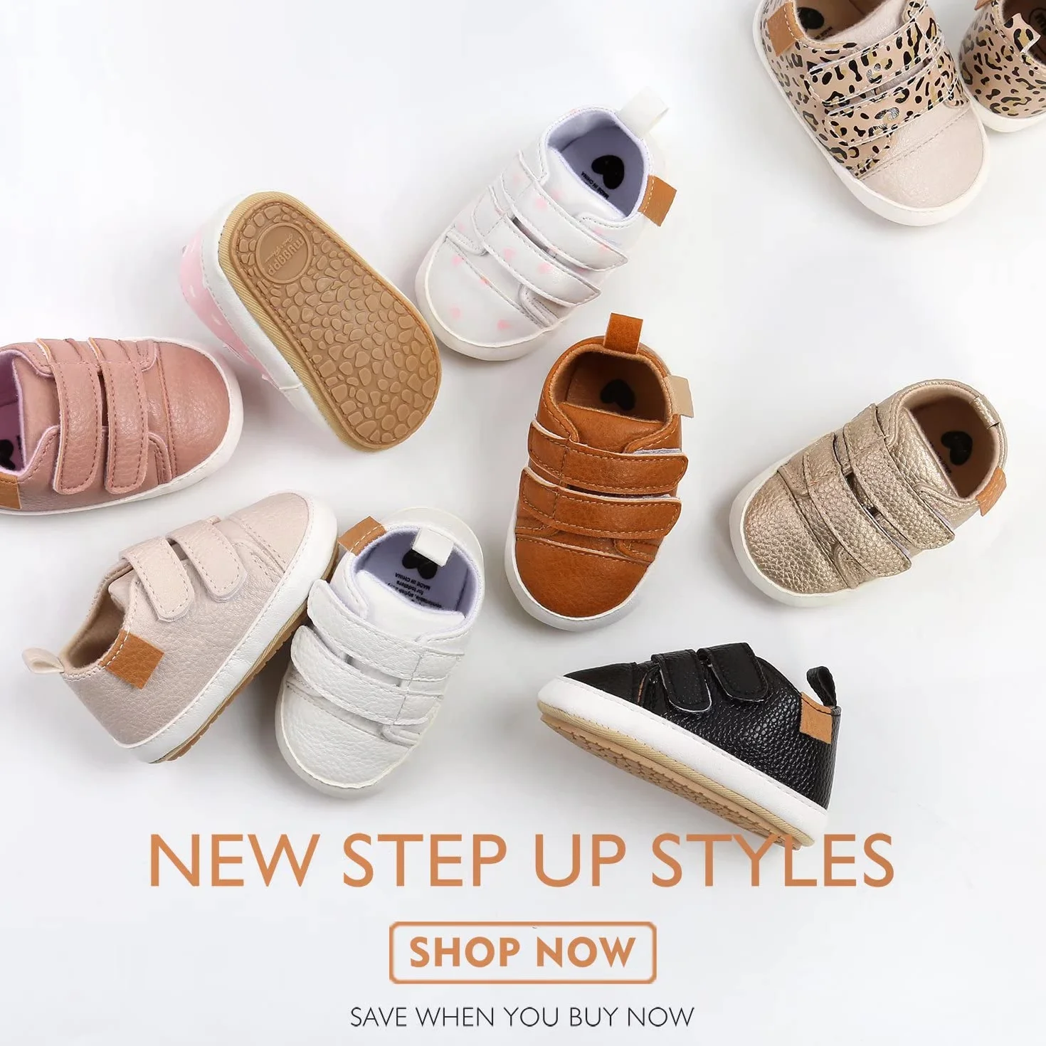 Buty dla chłopców i dziewczynek, antypoślizgowa gumowa podeszwa, wysokie trampki ze skóry PU, buty do pierwszego chodzenia, buty do łóżeczka dziecięcego, dla noworodka, mokasyny, płaskie buty