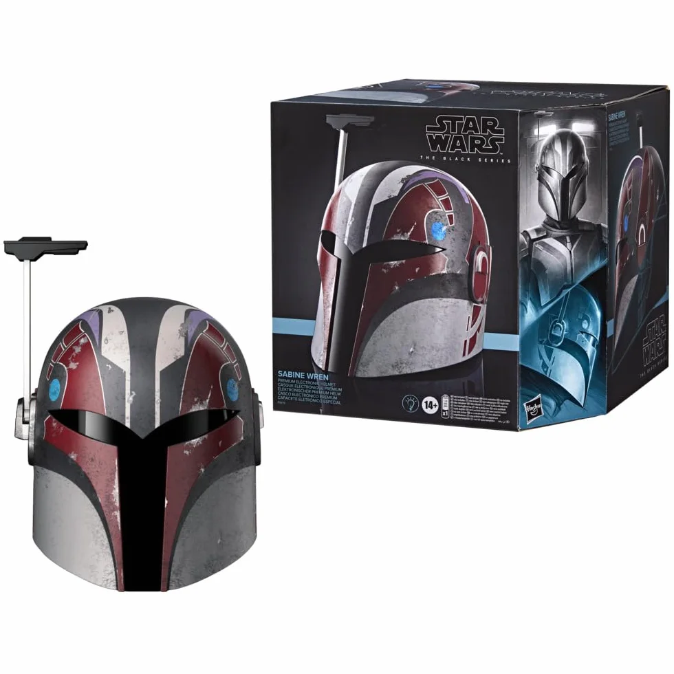 Star Wars The Black Series Sabine Wren Premium elektroniczny kask do odgrywania ról dla dorosłych
