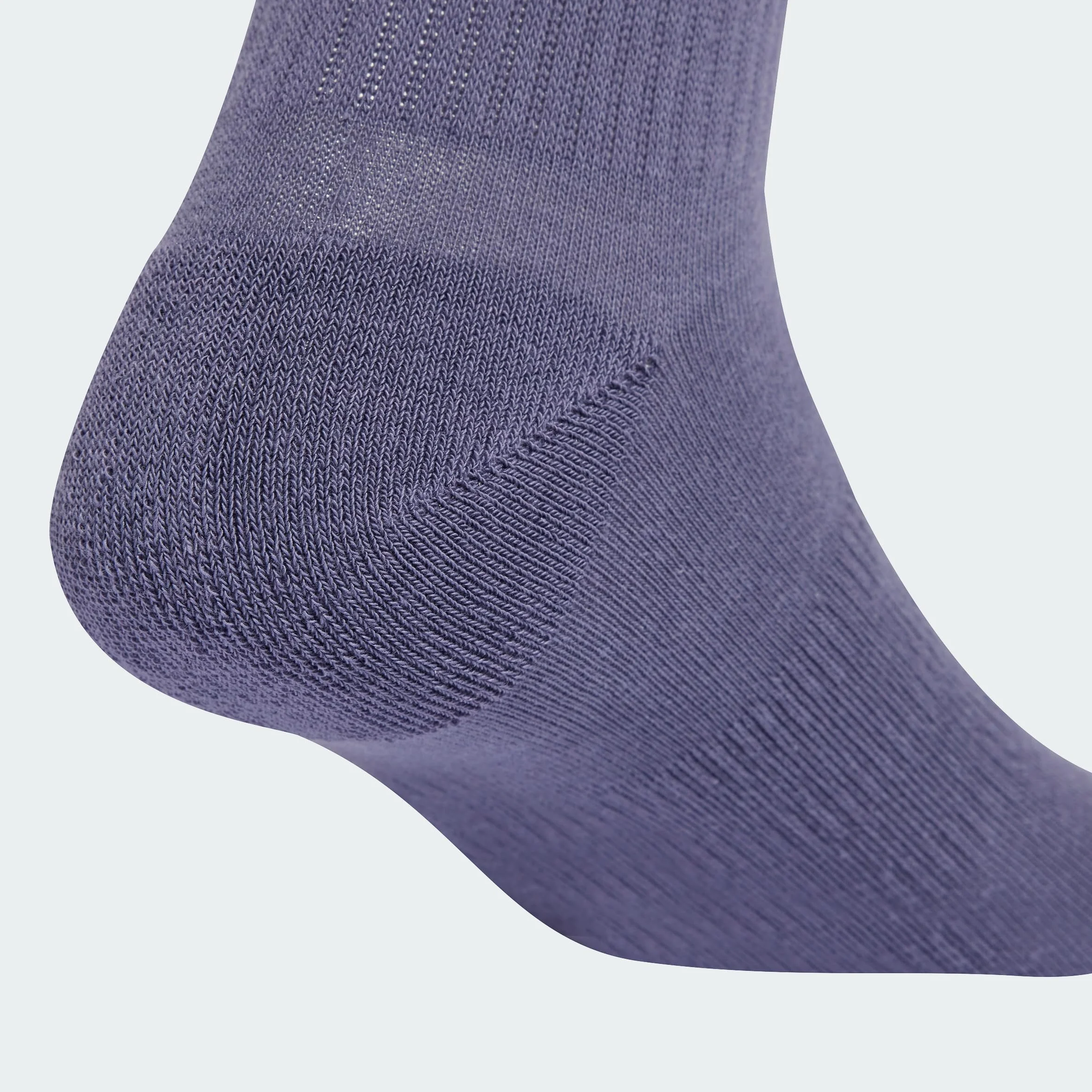 adidas Uniseks CUSHIONED CREW SOCKS 6 PAIR PACK, Aurora Ruby/Preloved Violet/Powder Plum/Light Grey Heather, 8.5-10