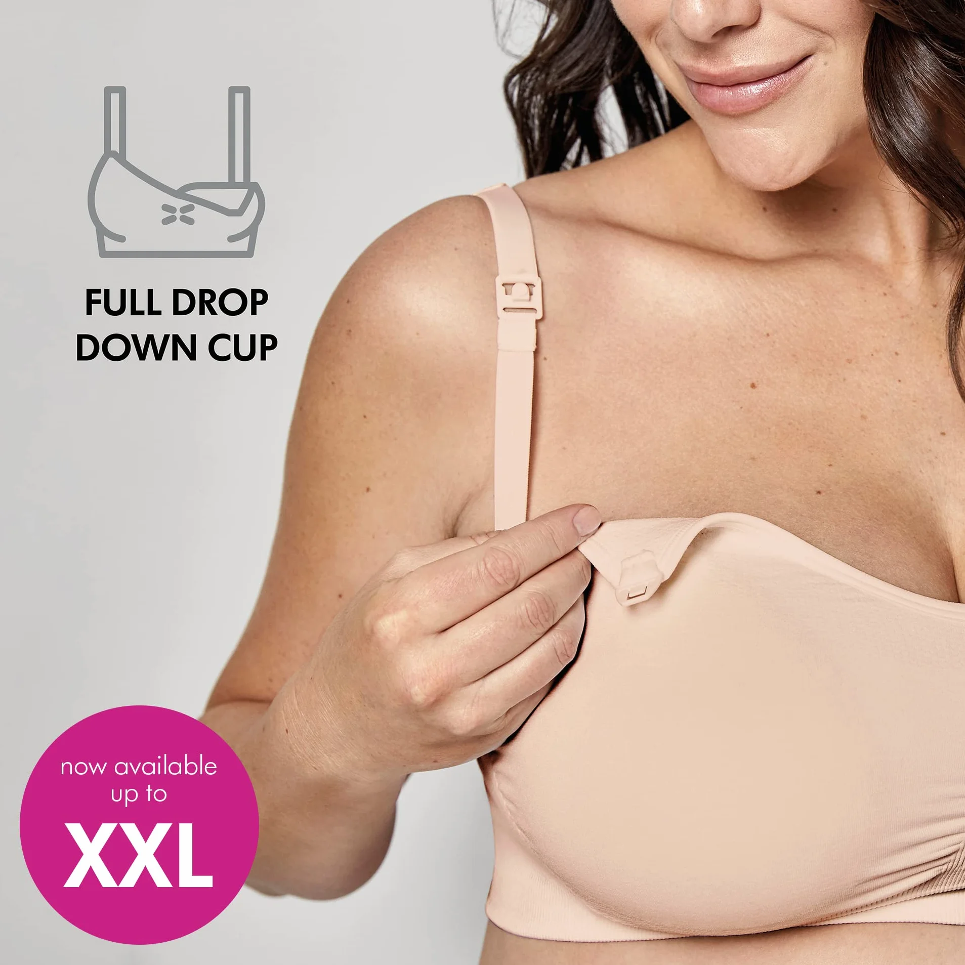 Medela Damski biustonosz Keep Cool Ultra Schwangerschafts-und Still-bh, nieprzezroczysty