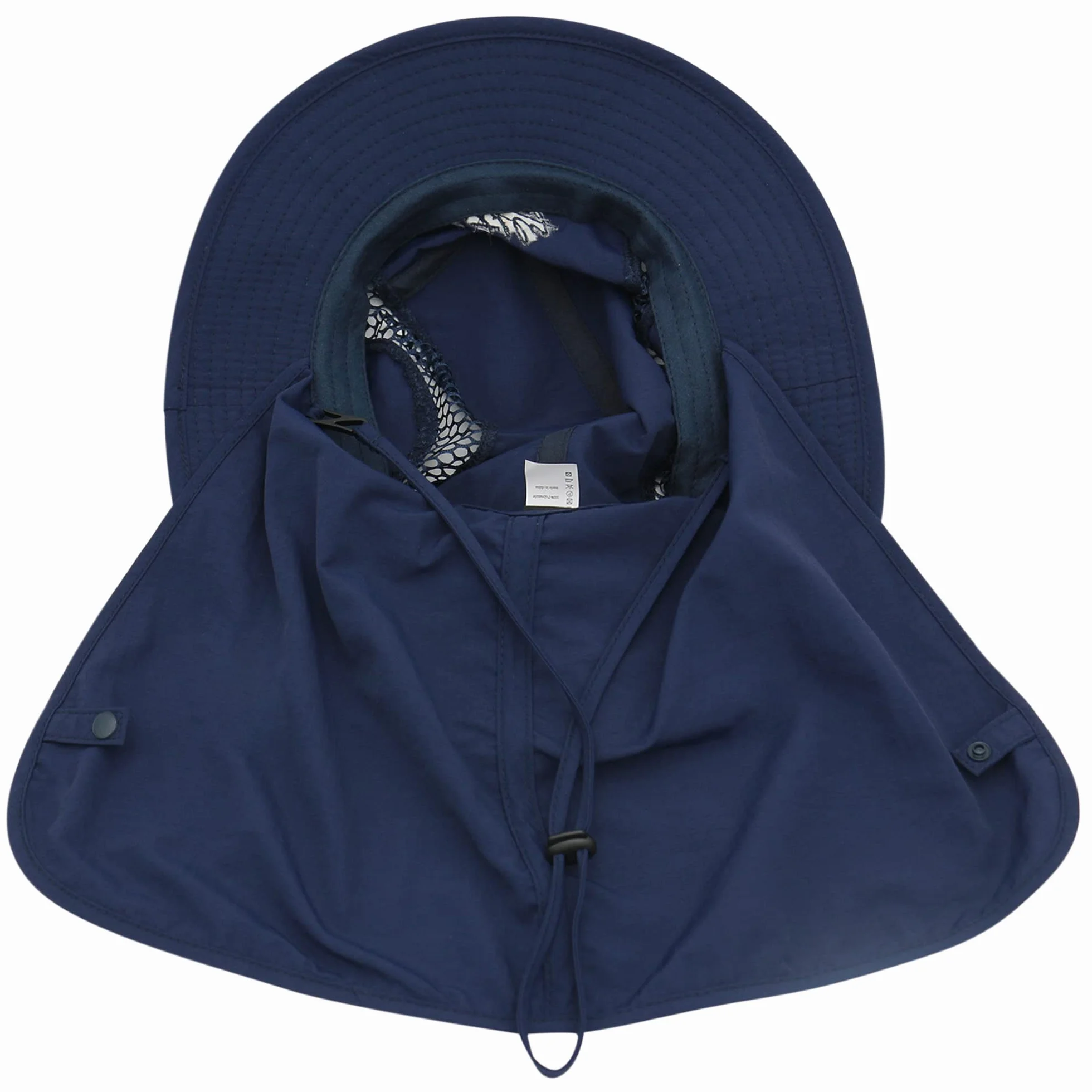 Unisex Safari Cap z bardzo długą ochroną karku, kapelusz przeciwsłoneczny, czapka legionistyczna UPF 50+, ochrona przed promieniowaniem UV, oddychająca, na kemping, do aktywności na świeżym