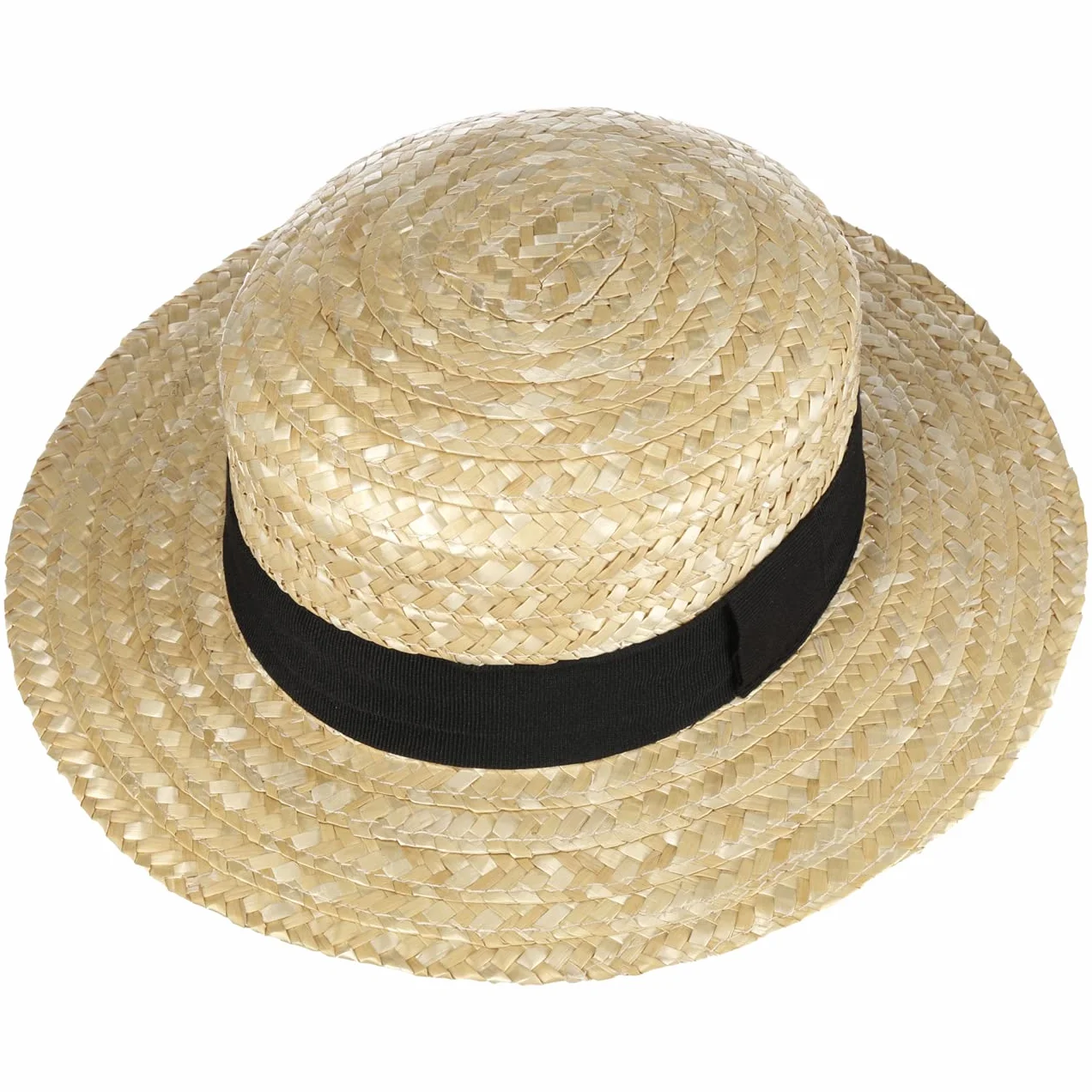 LIPODO Kapelusz slomkowy boater przeciwsloneczny gondoliera Wyprodukowano we Wloszech Unisex Wiosna Lato