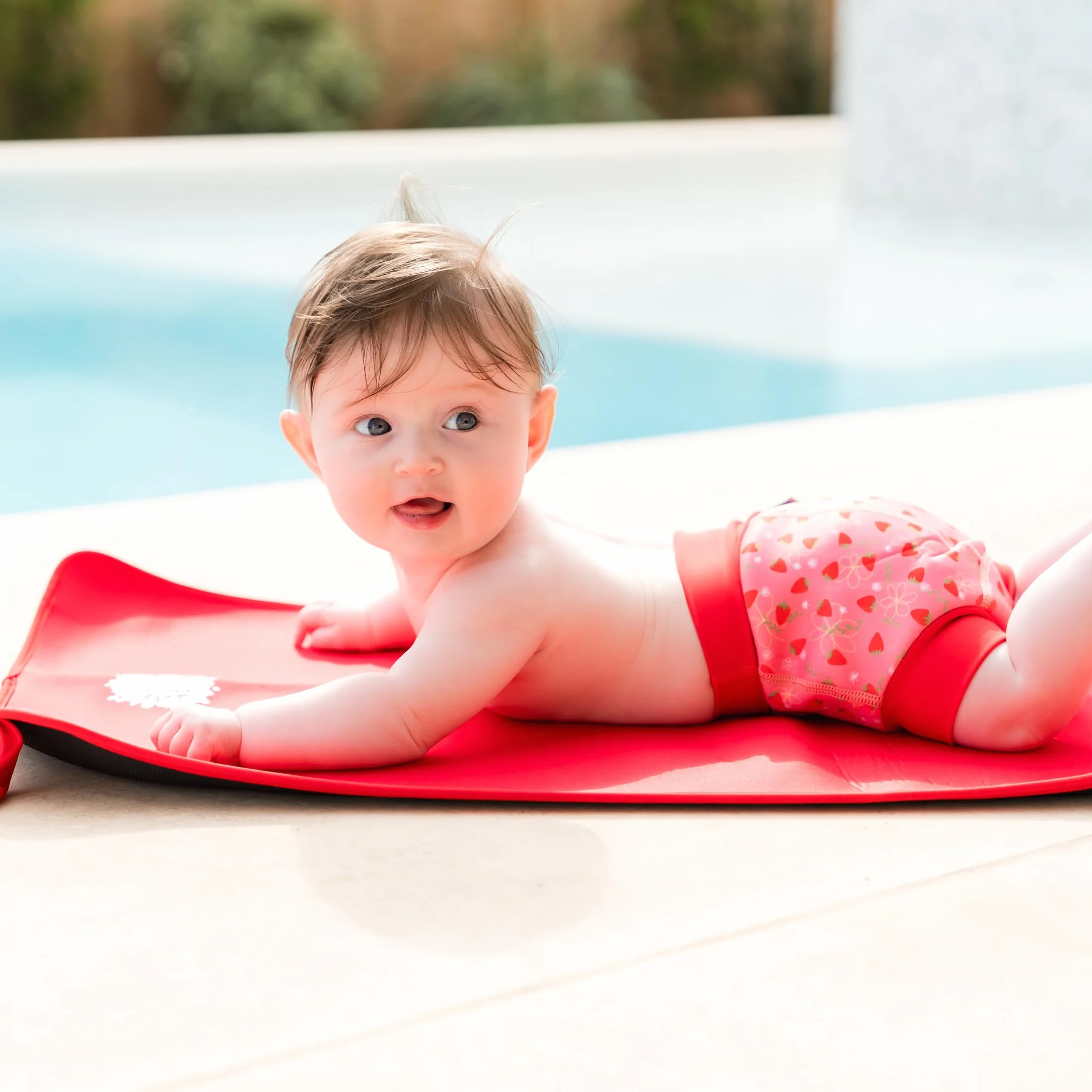 Splash About Happy Nappy Duo, pole truskawkowe, 2-3 lata, Pole truskawkowe, 2-3 Lat
