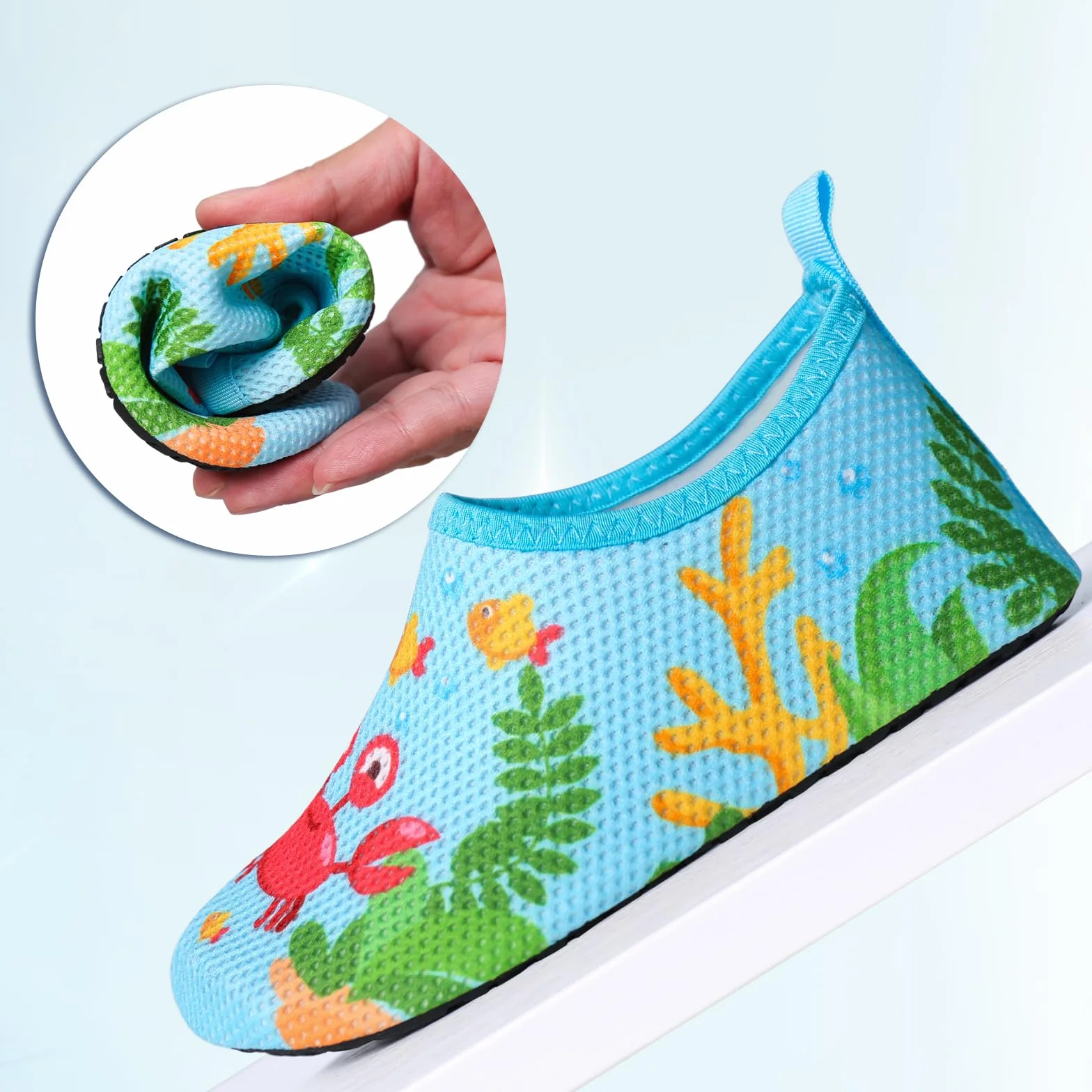 Buty do wody dla dzieci, plażowe, buty do pływania, antypoślizgowe buty na basen, nad morze, szybkoschnące buty do zakładania na bose stopy, dla chłopców i dziewcząt