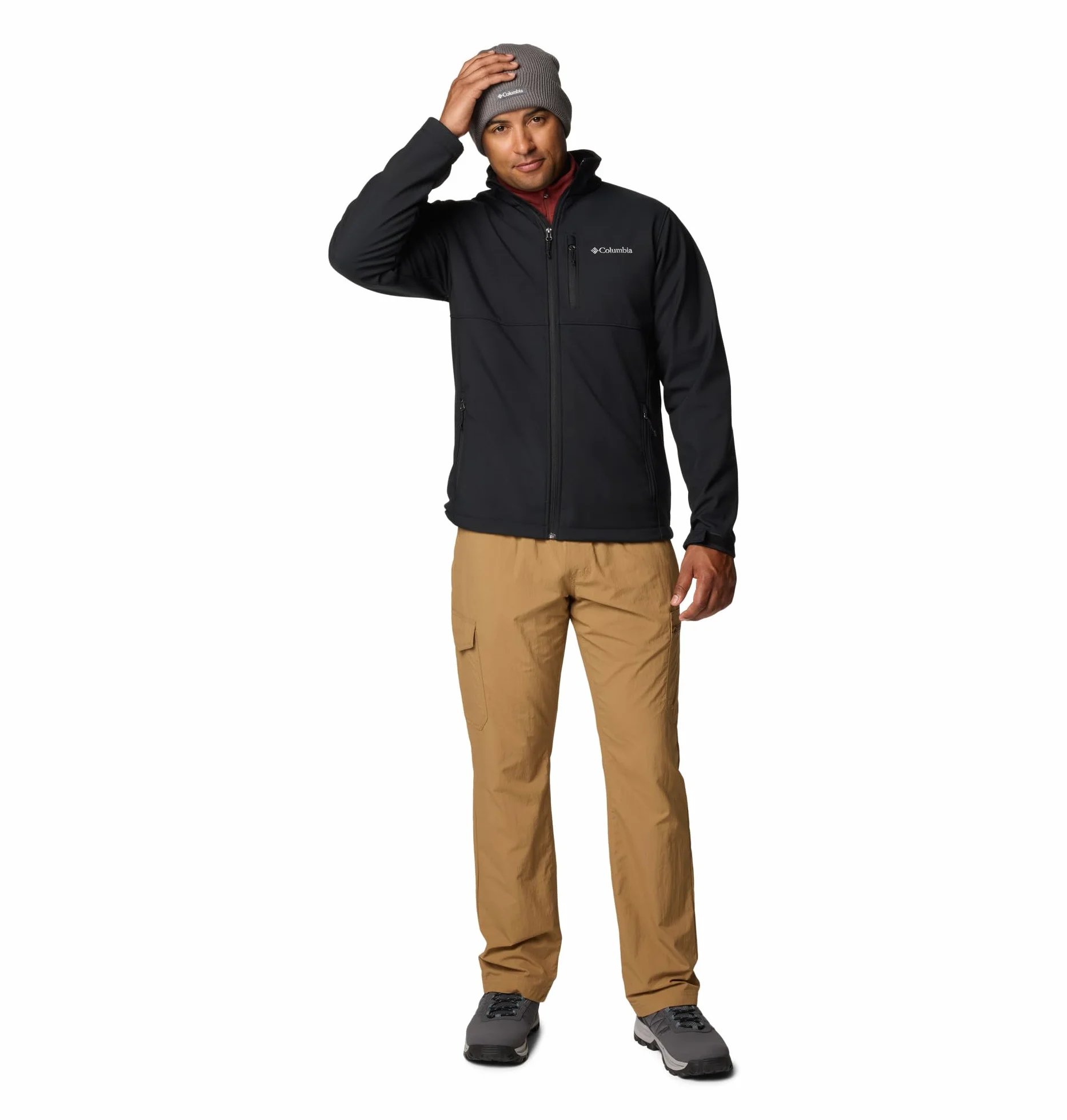 Columbia Męska kurtka softshellowa Ascender, czarna, XL