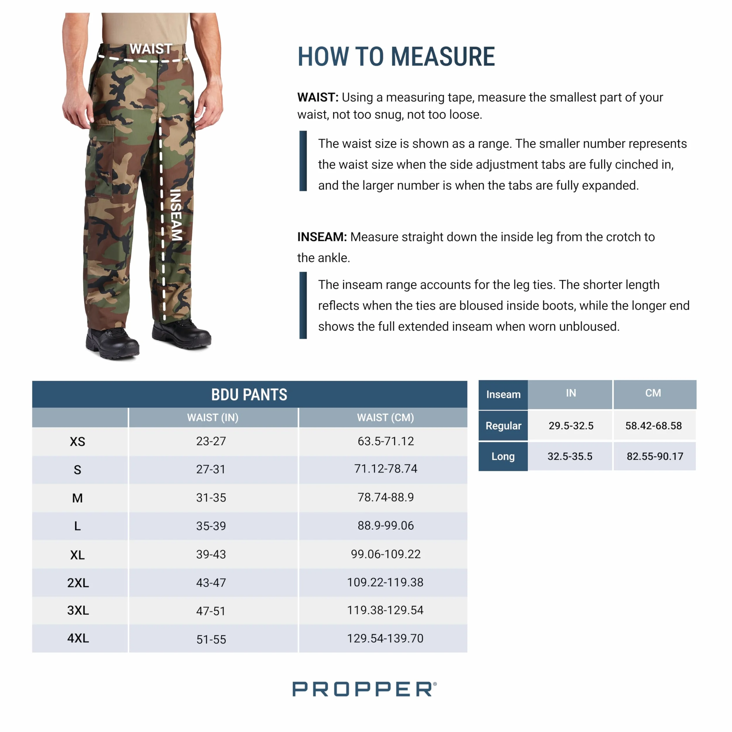 Propper Męskie spodnie F5201-Bdu, Leśny, S