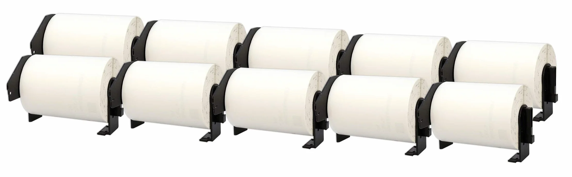 10 x DK-11241 102 x 152 mm kompatybilne rolki etykiet wysyłkowych (200 etykiet na rolkę) do P-Touch QL-1050, QL-1050N, QL-1060N, QL-1100, QL-110NWB drukarki etykiet