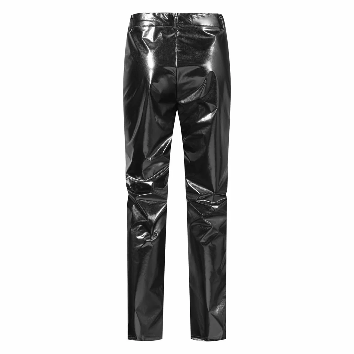 Allthemen Męskie błyszczące 2-częściowe garnitury slim fit 1 guzik smoking garnitury codzienna kurtka spodnie na wesele