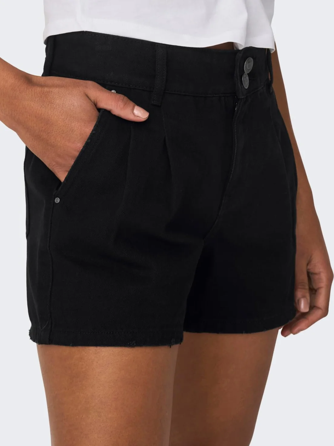 ONLY Onldebbie Life Hw Dnm Chino Shorts Rok Prod - Shorty Kobiety