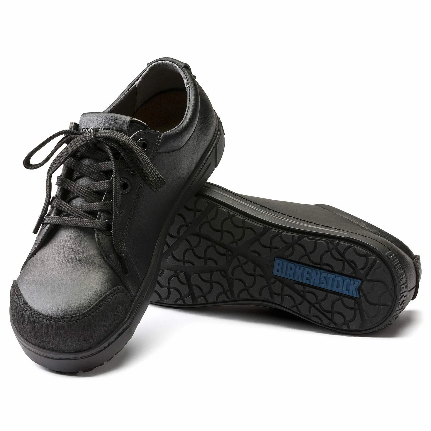 BIRKENSTOCK QS 500 S3 buty ochronne z wodoodpornej mikrofibry z certyfikatem EN ISO 20345:2011, czarny, 44 EU