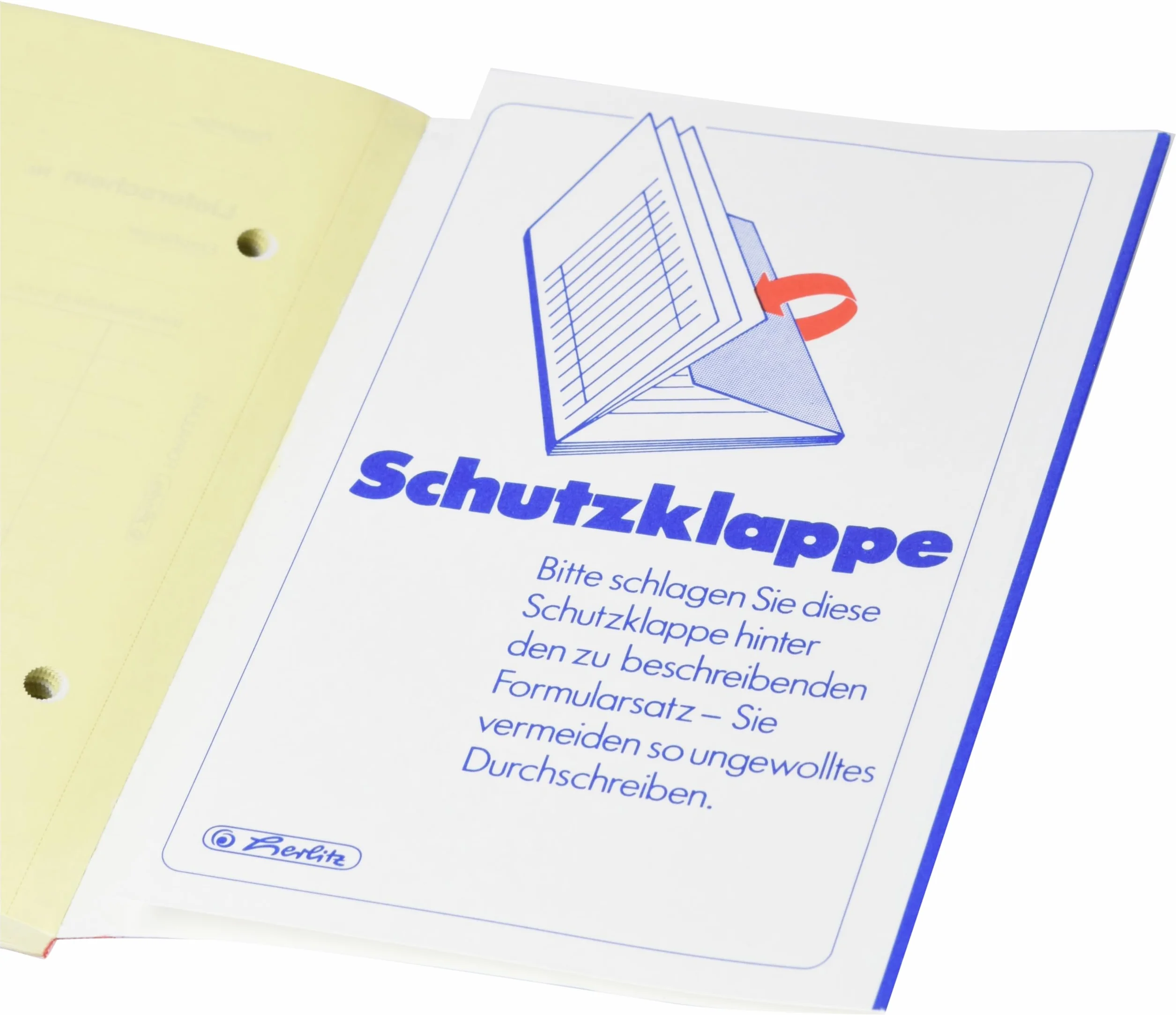Herlitz zeszyt do dokumentacji dostawy 202, samokopiujący, A6, 2 x 40 kartek