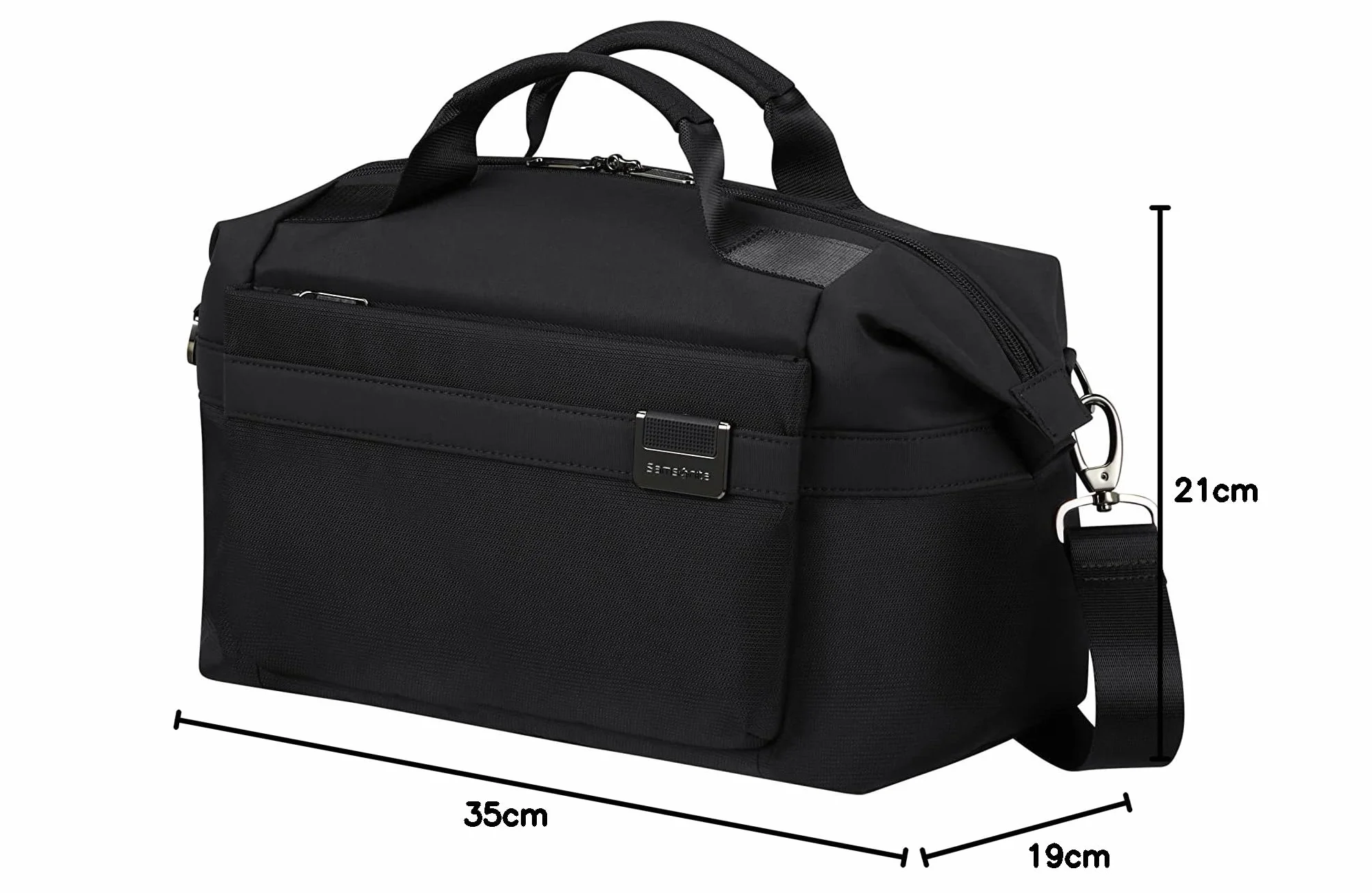 Samsonite Airea - Cosmetic Case, 35 cm, czarny (czarny)