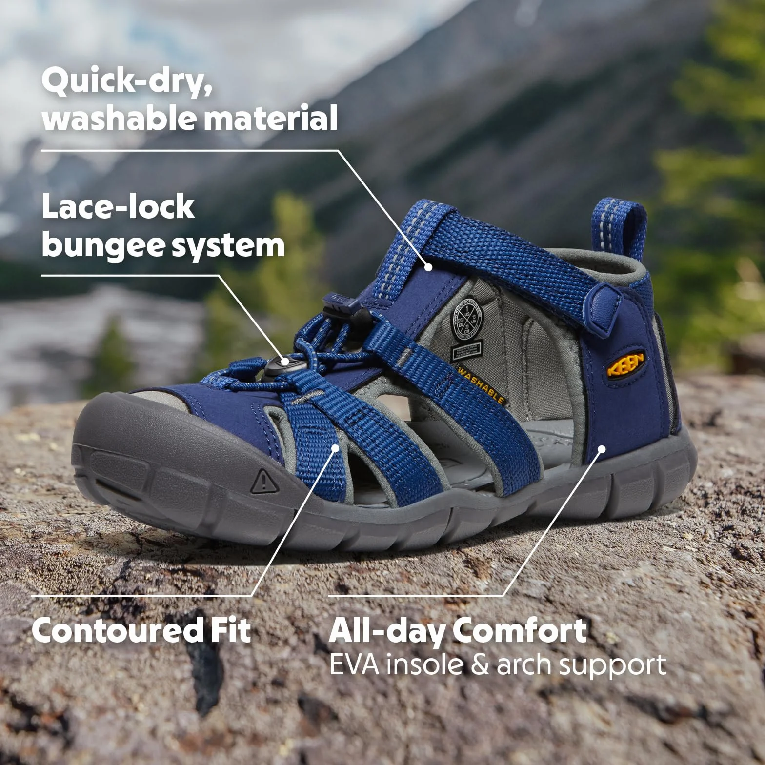 Keen Uniseks - Dzieci Seacamp 2 Cnx Sandały, Very Berry Dawn Pink, 27-28 EU