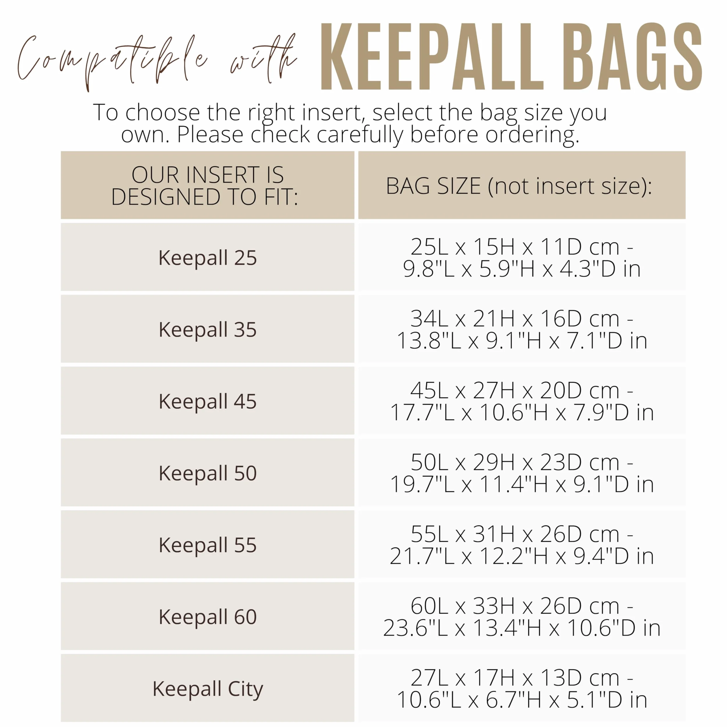 Divitize Organizer kieszonkowy klasy premium, kompatybilny z LV Keepall 25/35/45/50/55/60/City - miękki filc, wzmocnione dno, pełne pokrycie, + 24 kolory