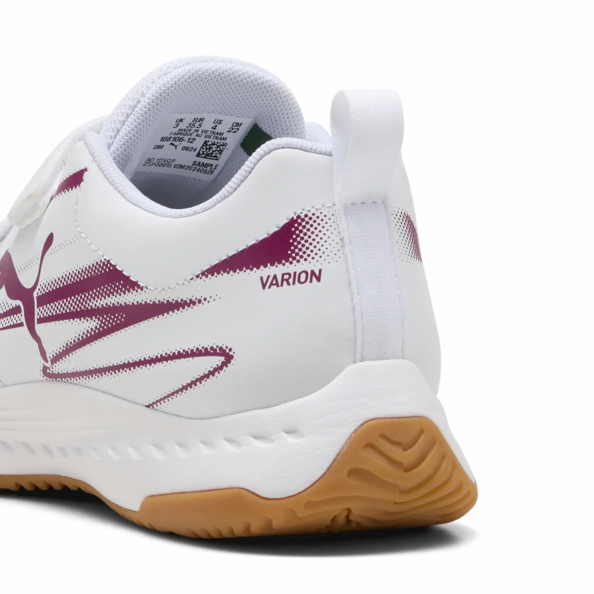 PUMA Dziecięce buty sportowe Varion Ii V Jr, Puma Biała jagoda, 34.5 EU