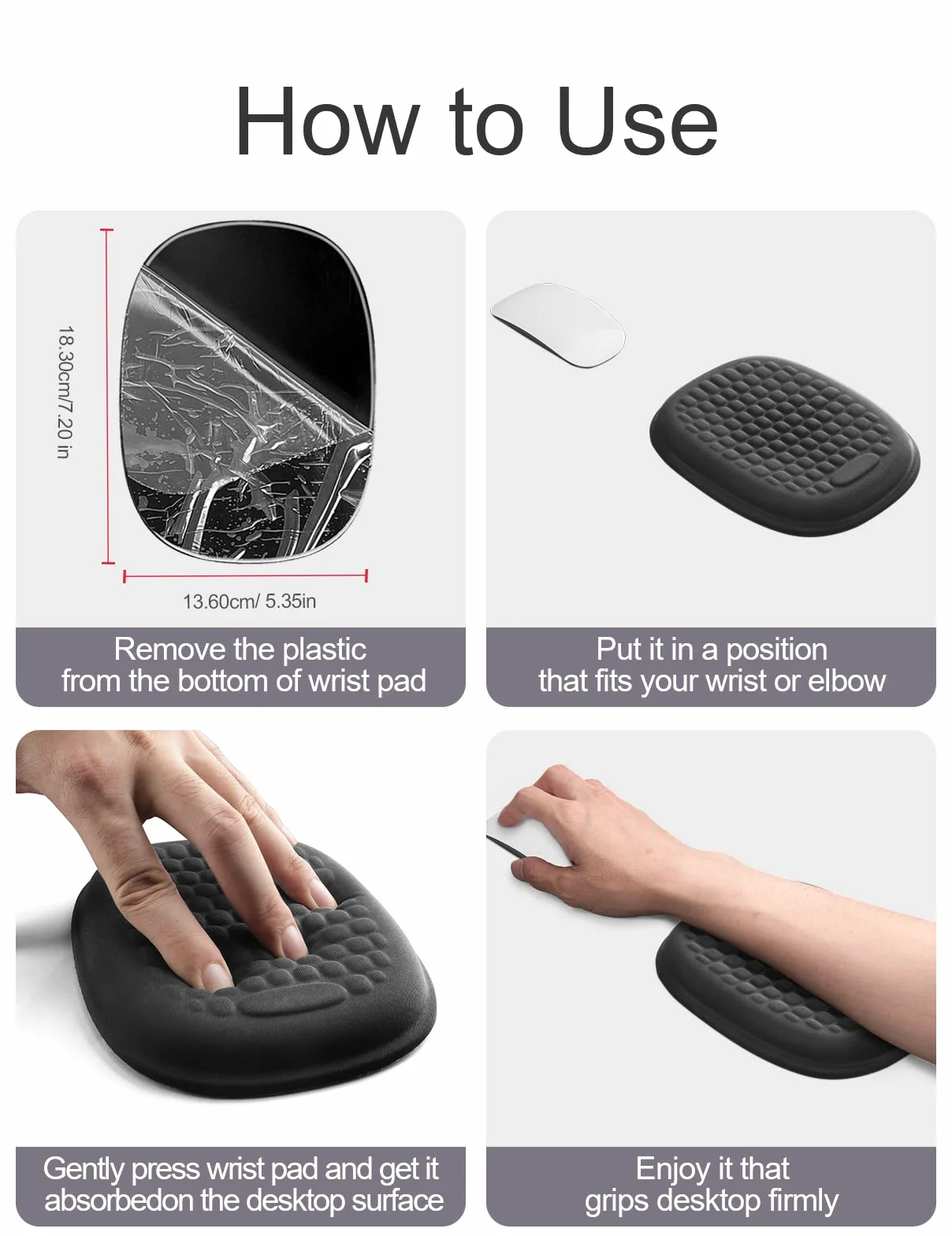 Meatanty podkładka pod nadgarstek podkładka na łokieć podpórka pod nadgarstek, łagodzi ból łokcia podłokietnik komputerowy podłokietnik podkładka pod mysz na biurko